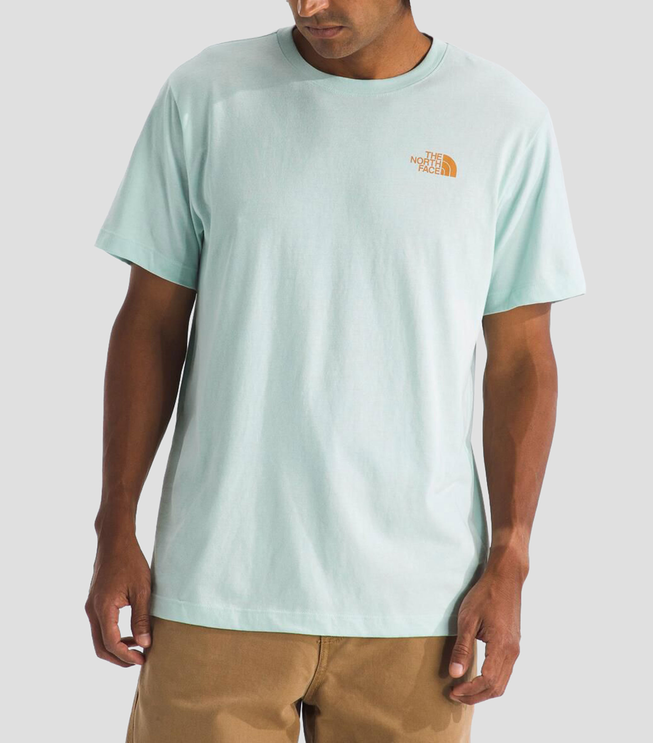 Playera cuello redondo manga corta estampada Hombre