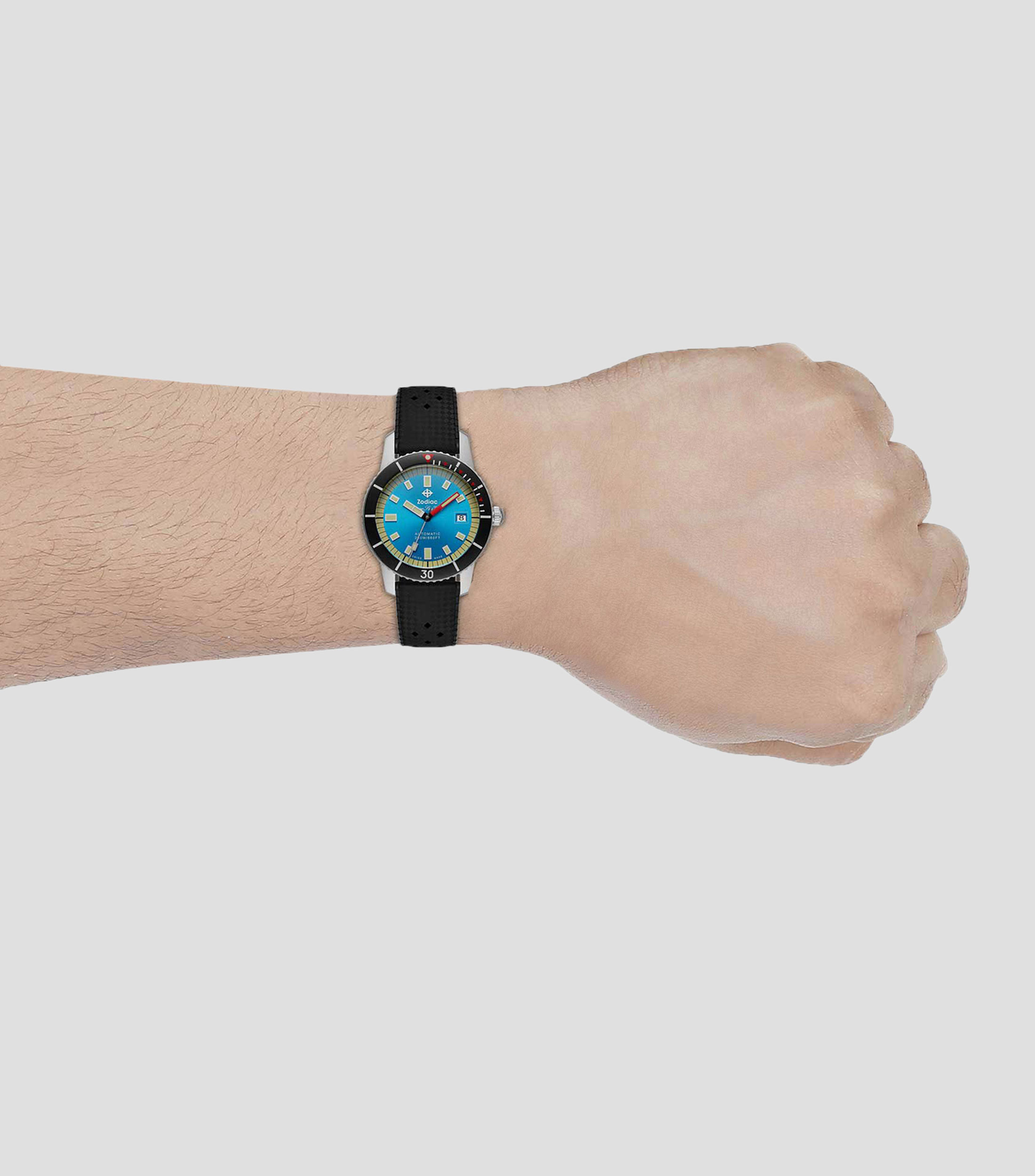 Reloj para Hombre Compression casual plateado, negro