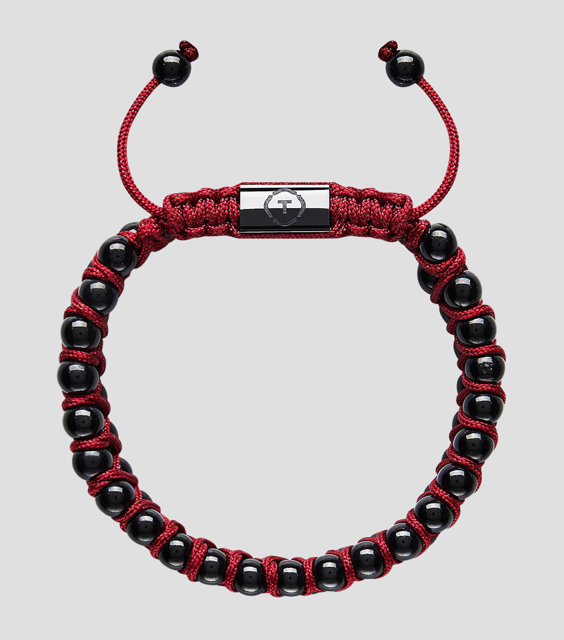 Pulsera doble Buena Suerte con ónix Unisex