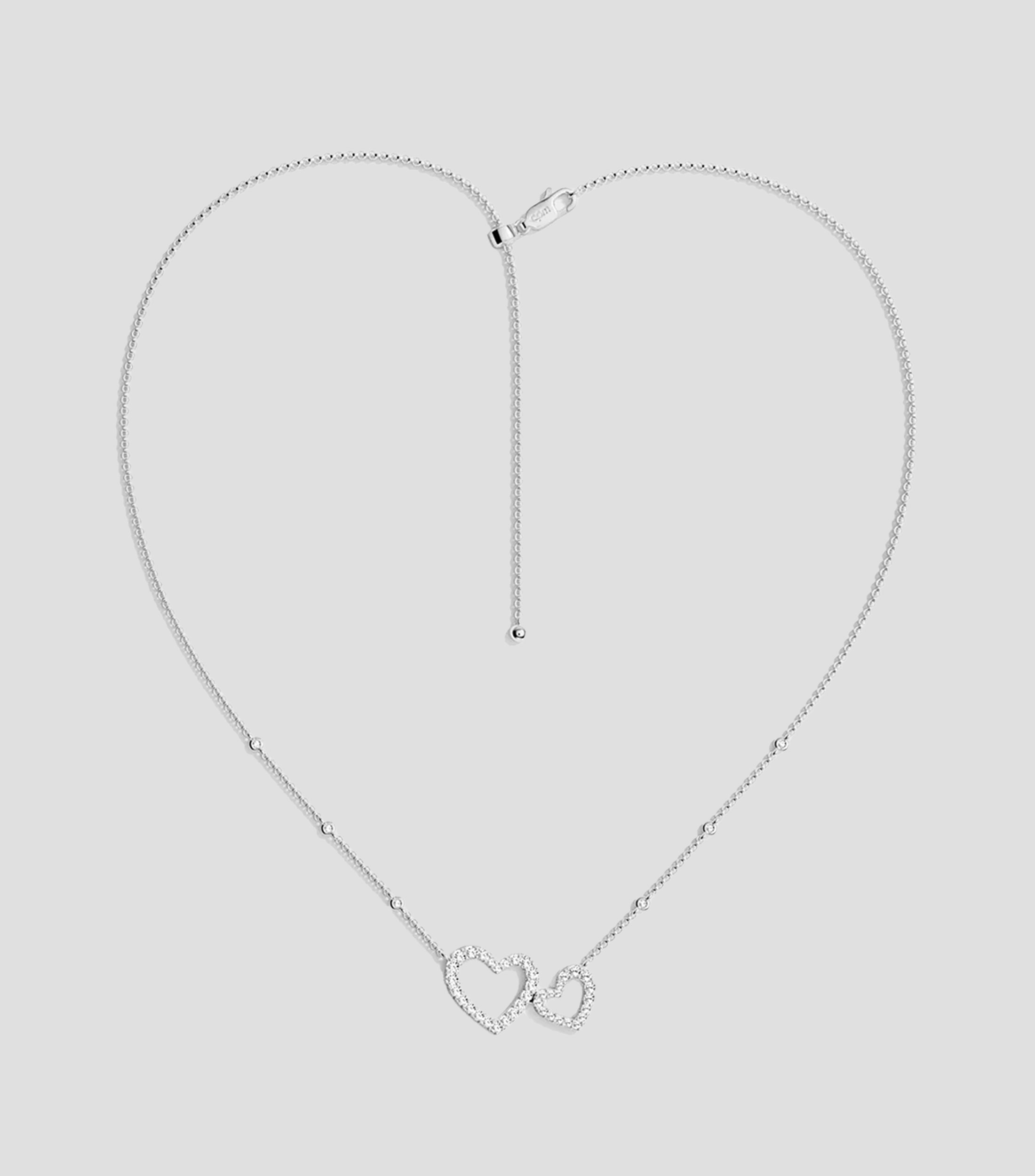 Collar en plata .925 con zirconias Mujer