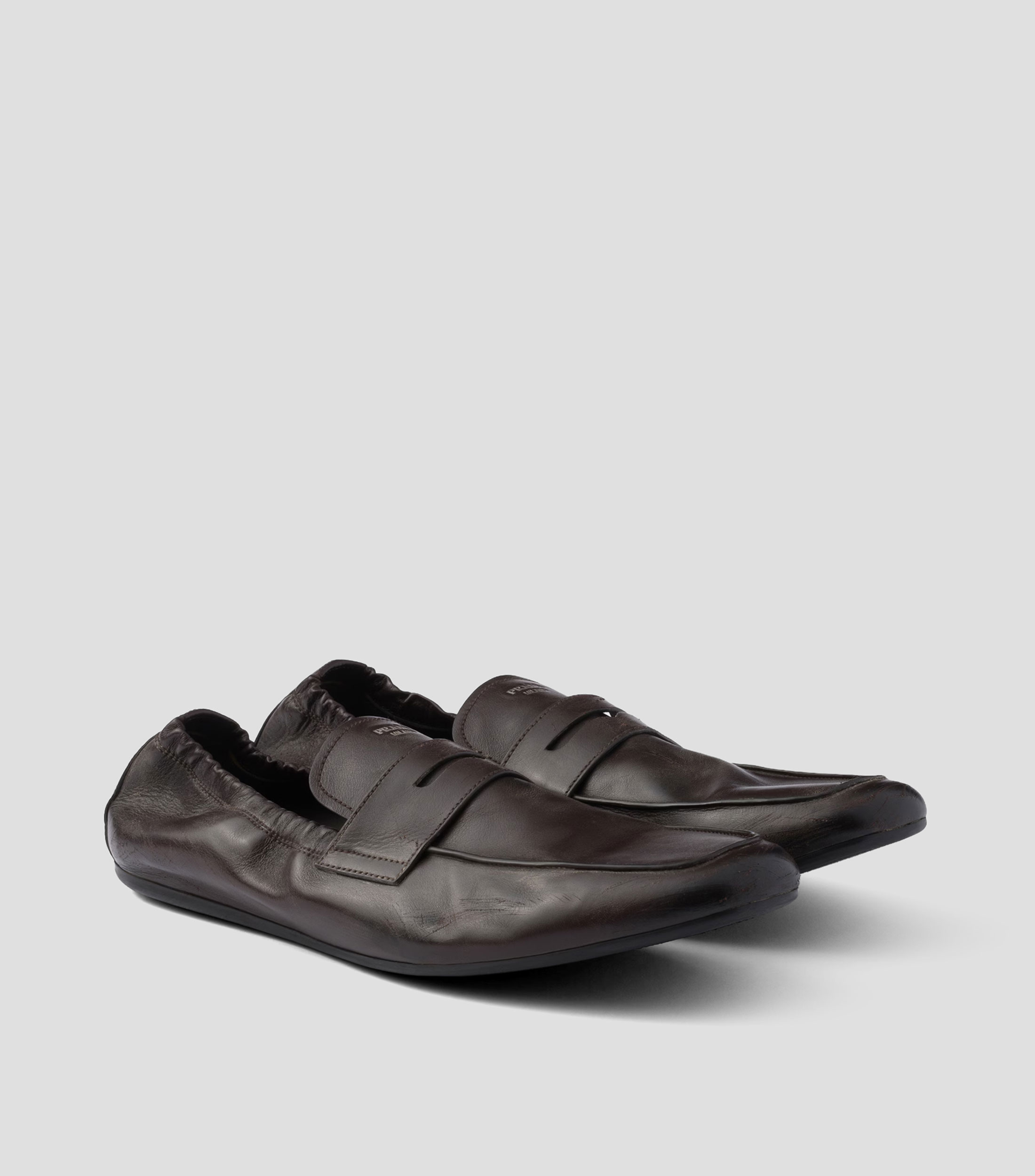 Mocasines de piel envejecida Shuffle Hombre