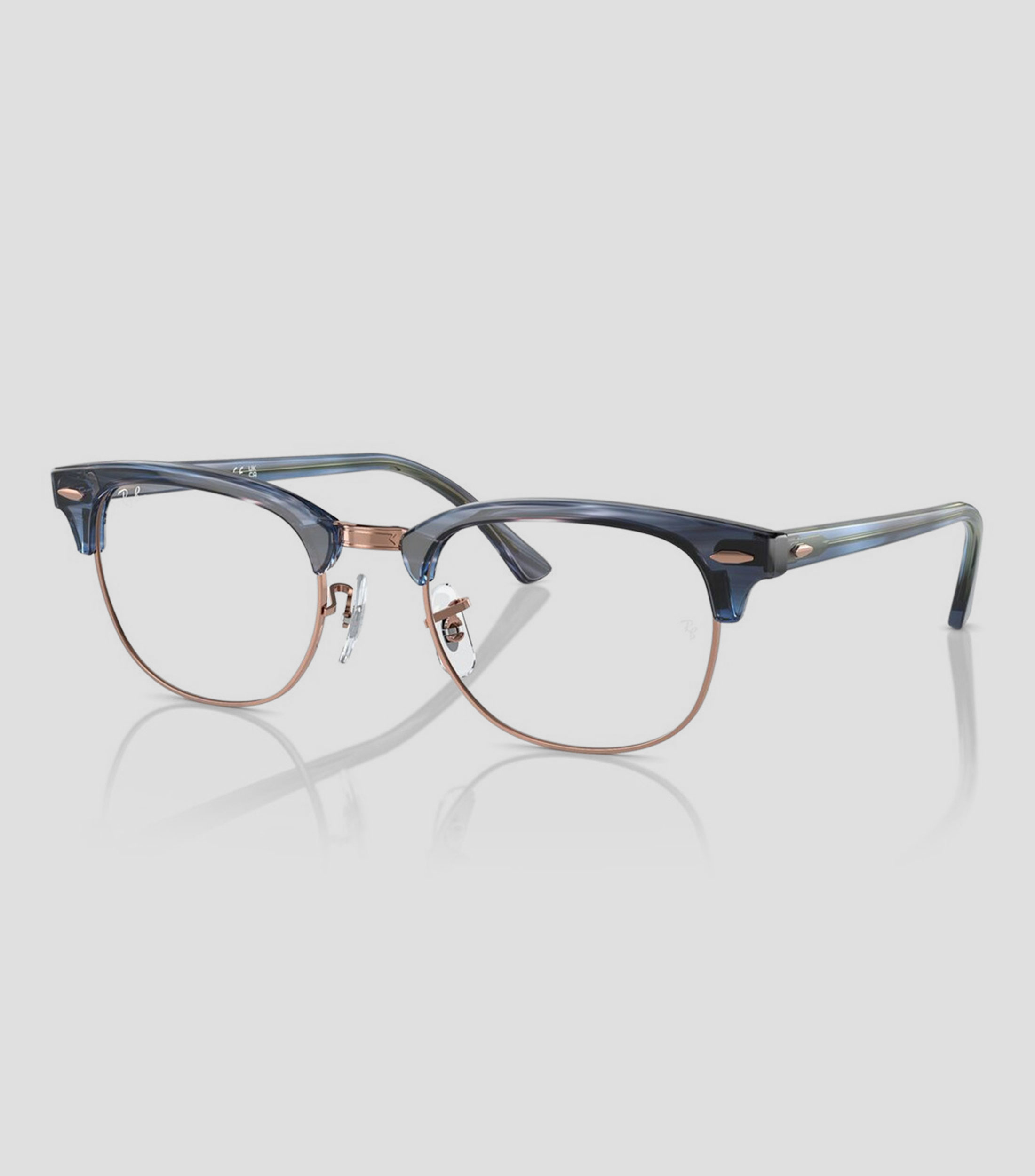 Lentes oftálmicos Cuadrados Clubmaster Optics Azules Unisex