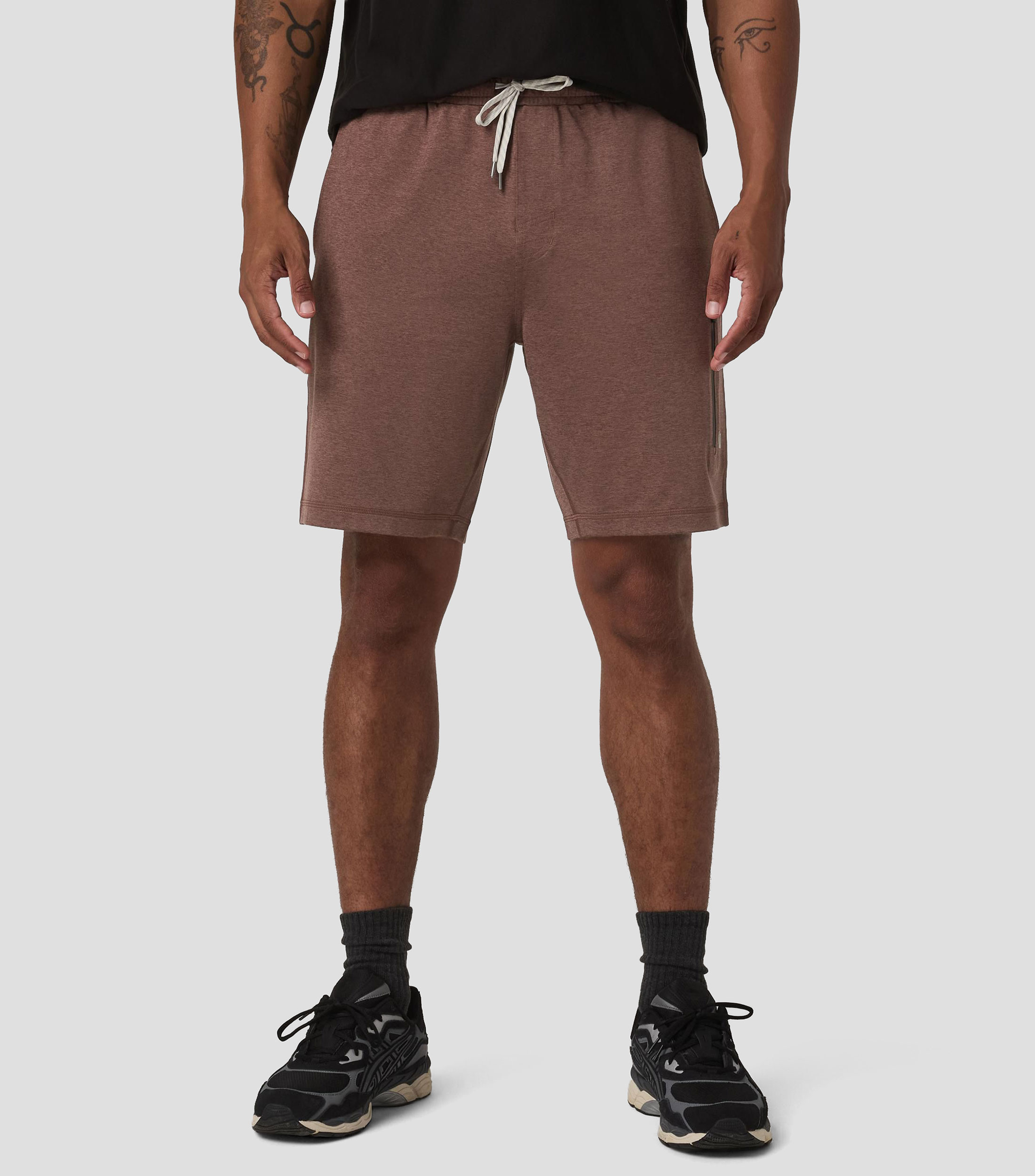 Short de entrenamiento liso Hombre