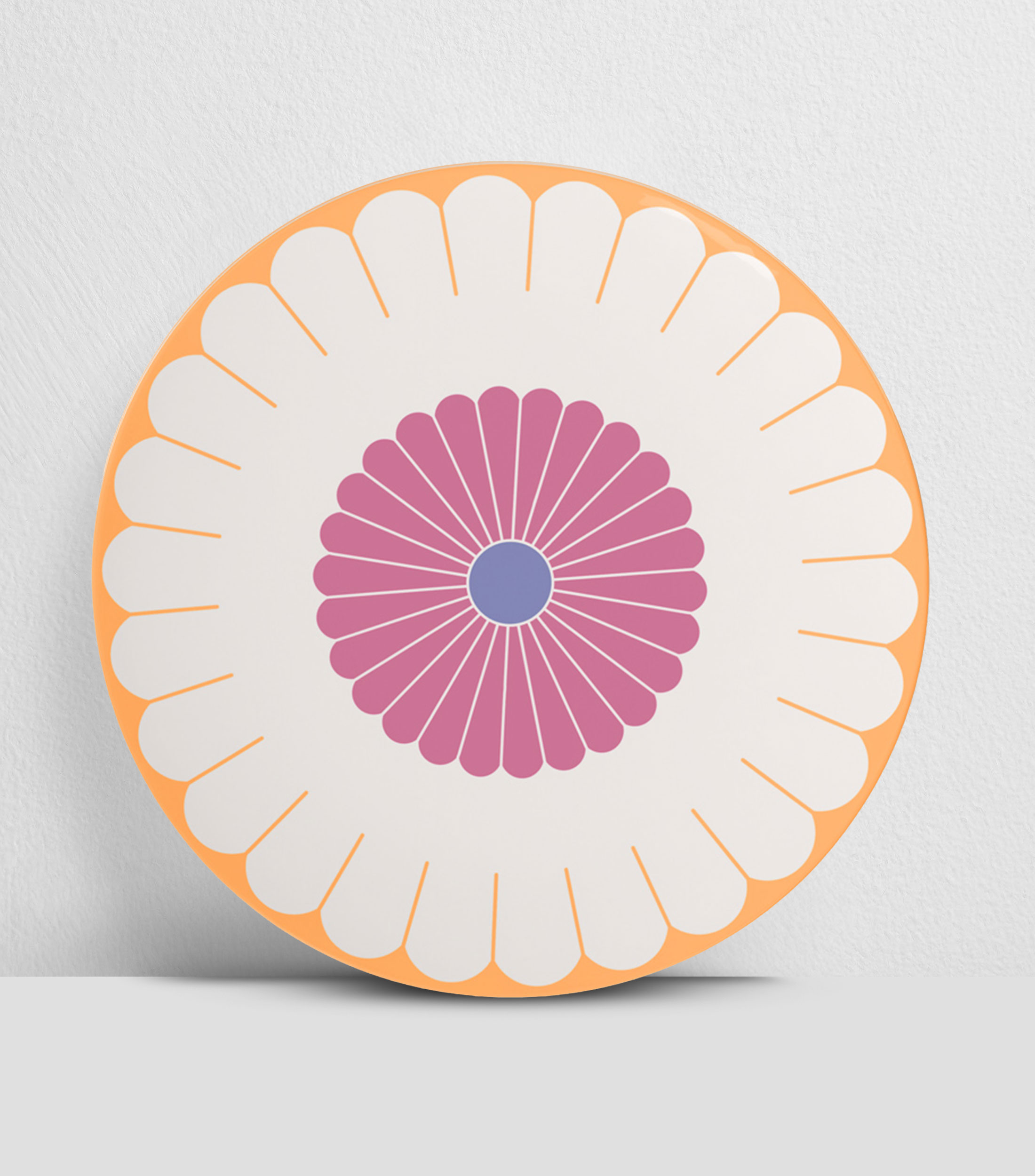 Plato para Servir Fleur Couleur