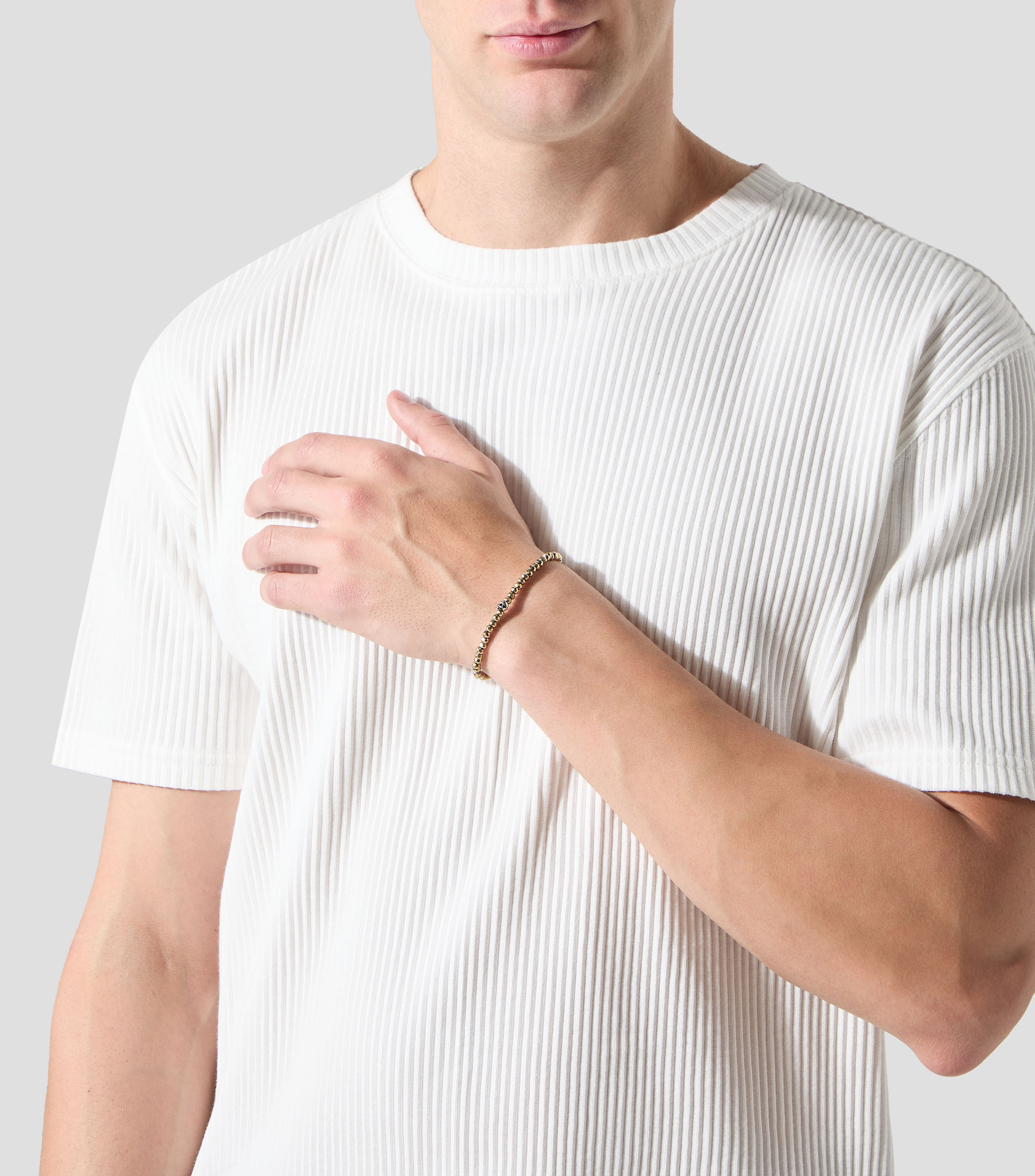 Pulsera con pirita Hombre