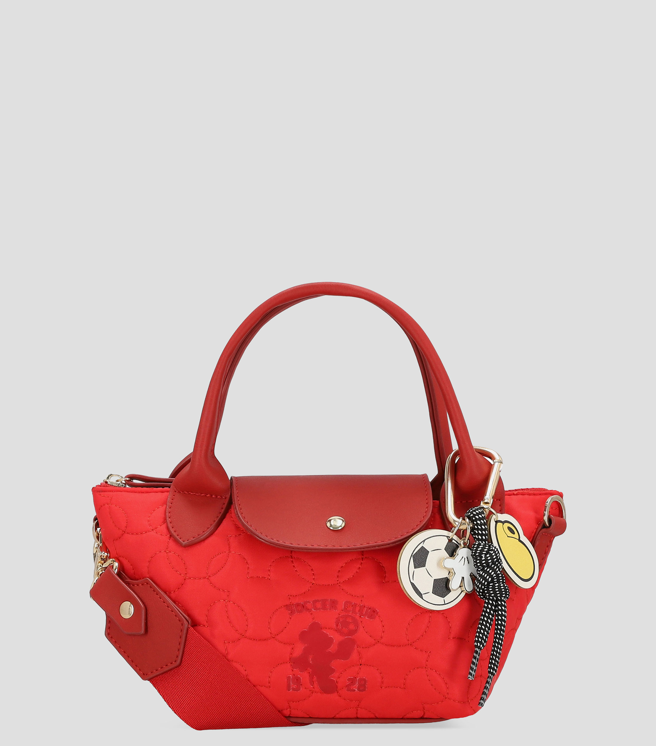 Bolsa crossbody lisa con pespuntes Niña