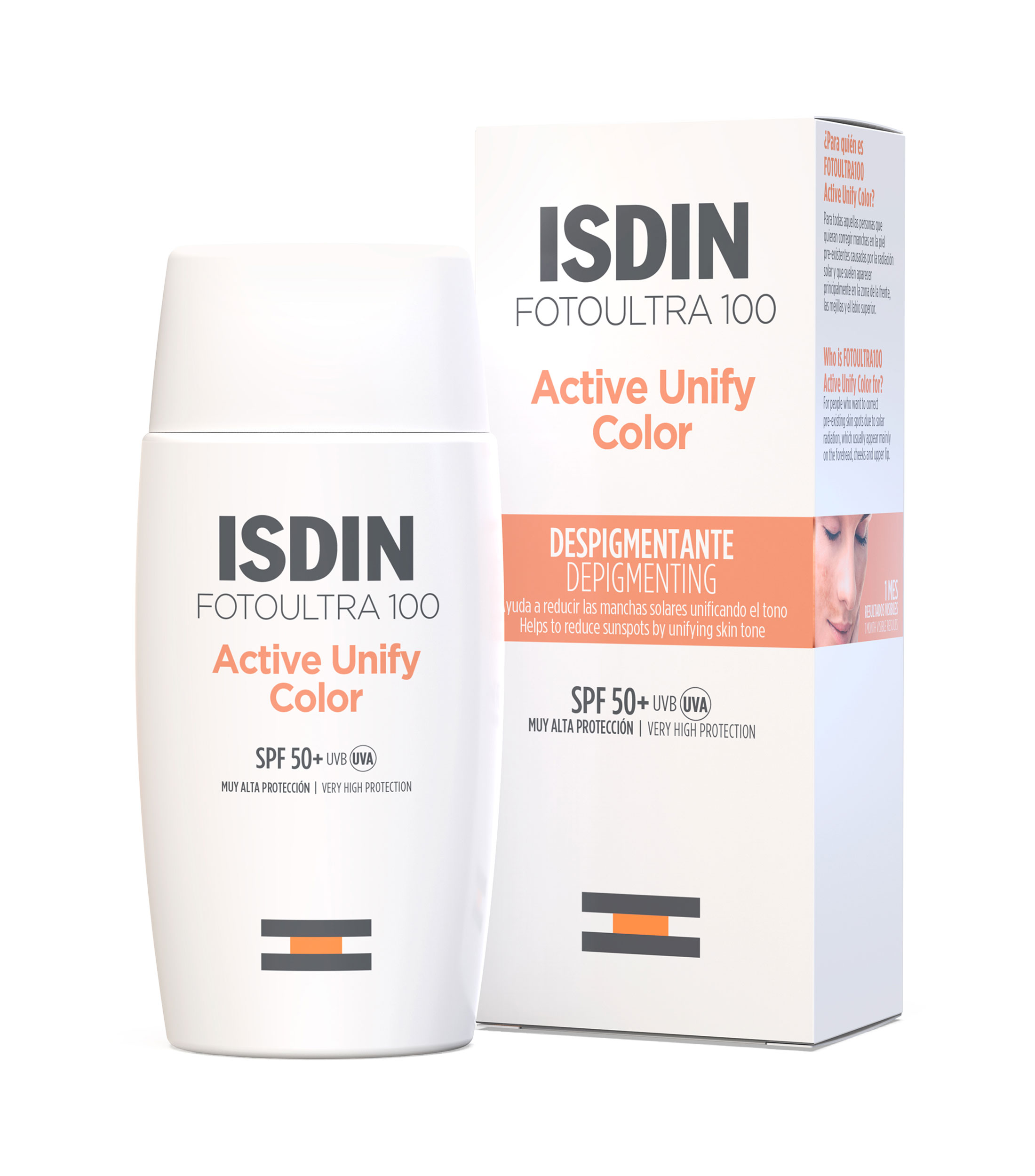 Protector Solar Fotoultra Active Unify Color, 50 ml