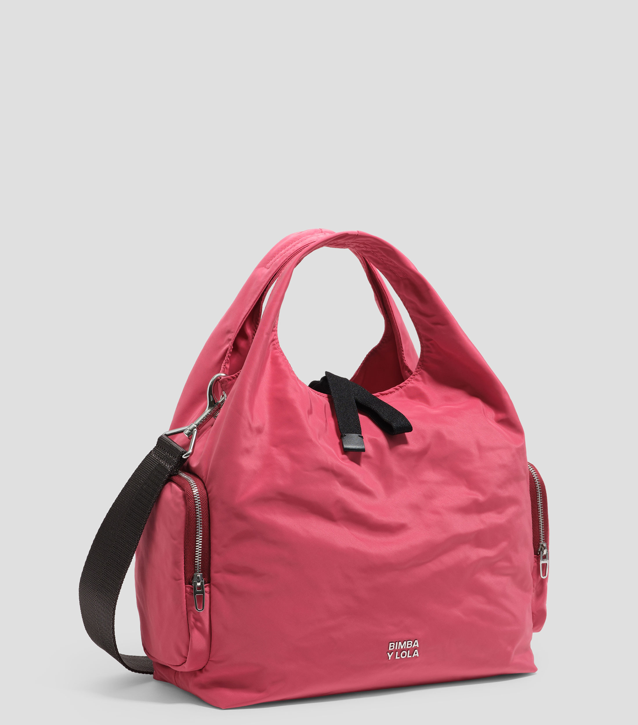 Bolsa Crossbody Paper pocket mediano rosa oscuro Mujer