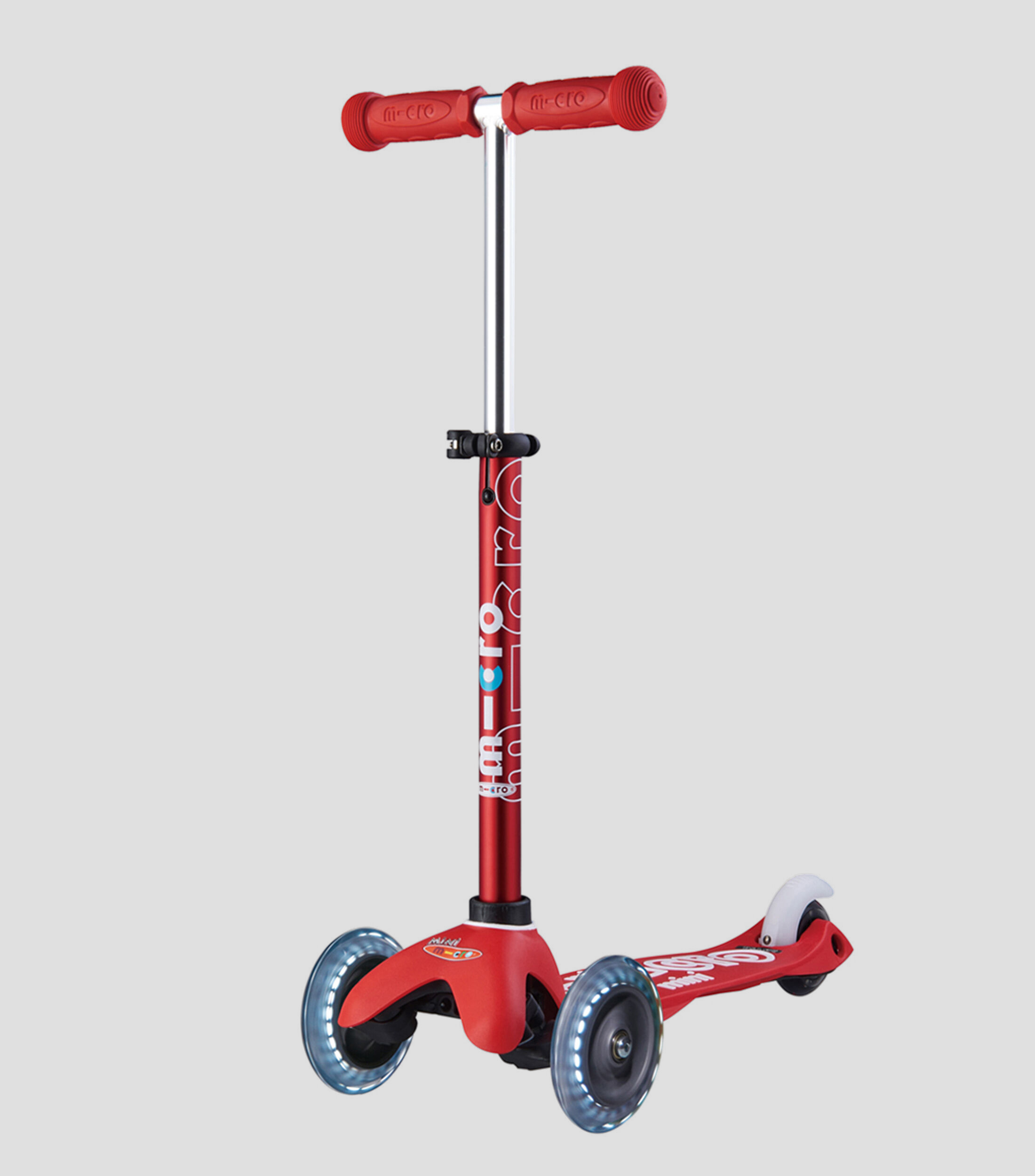 Scooter Mini Micro Deluxe Red LED Ninos