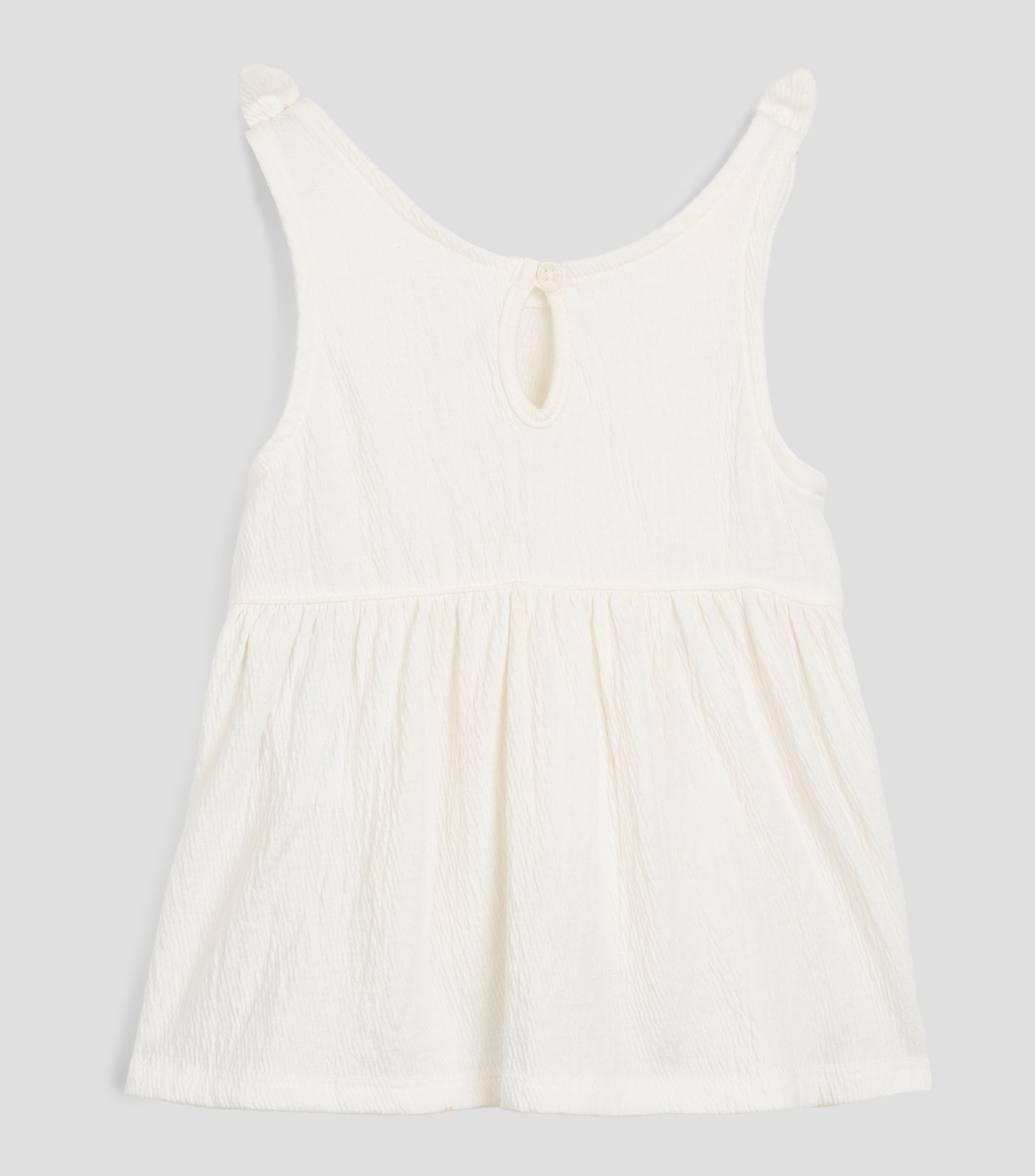 Vestido casual sólido Bebé