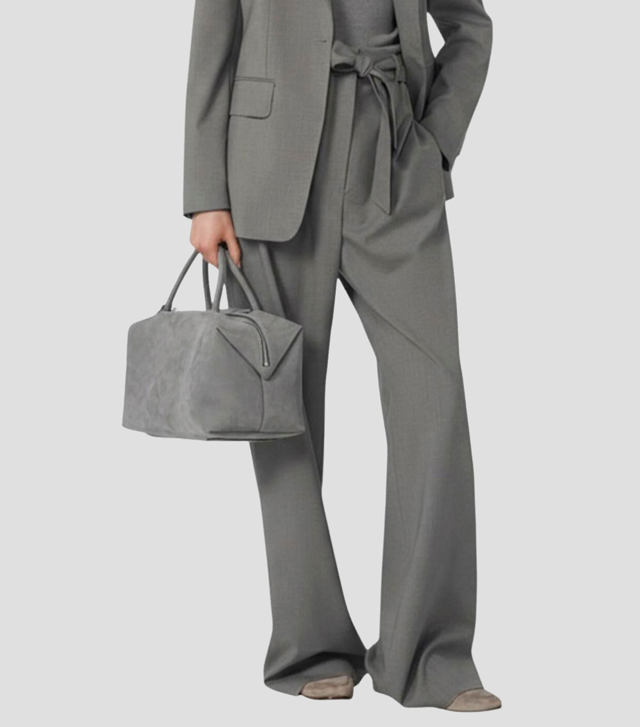 Pantalón de vestir liso Mujer
