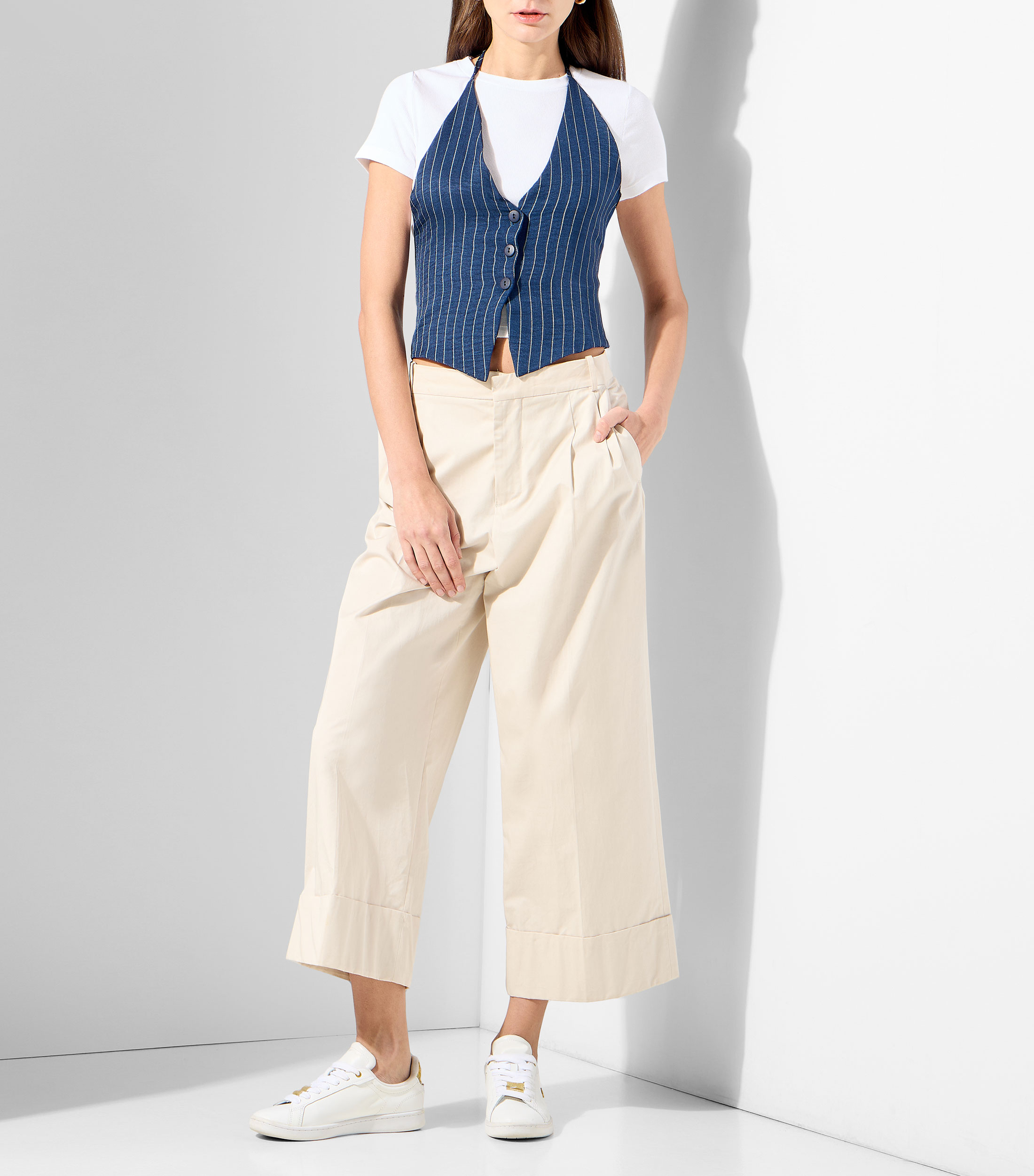 Chaleco Halter Mujer