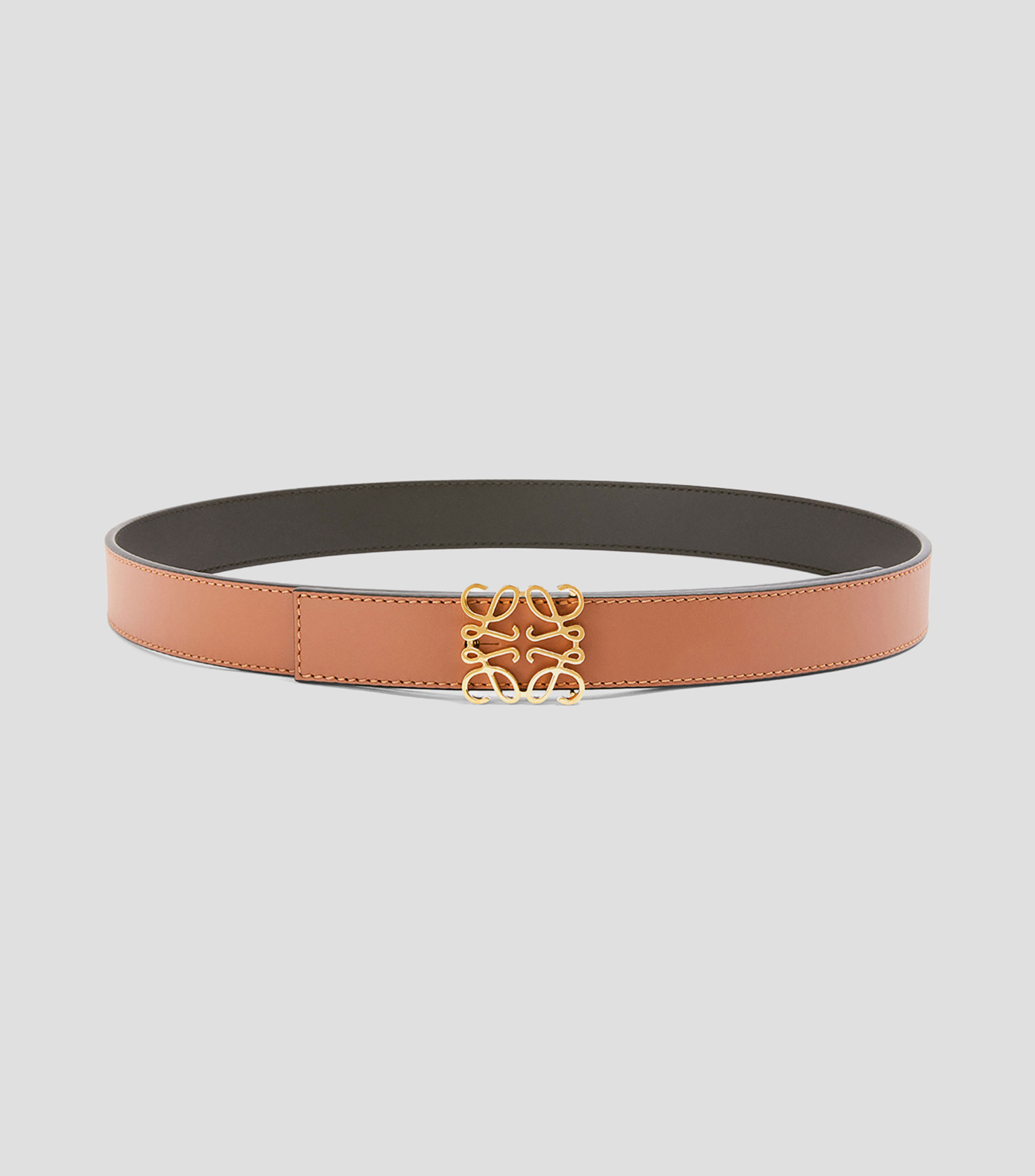 Cinturón reversible en piel casual Mujer