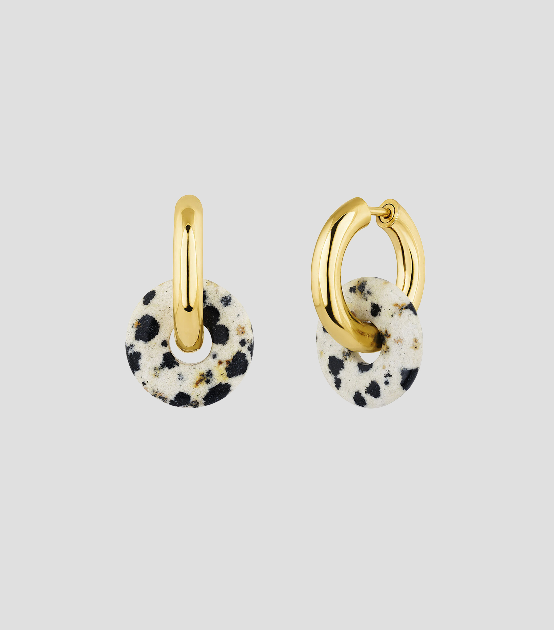 Aretes Donkie Dalmatian en Plata .925 Mujer