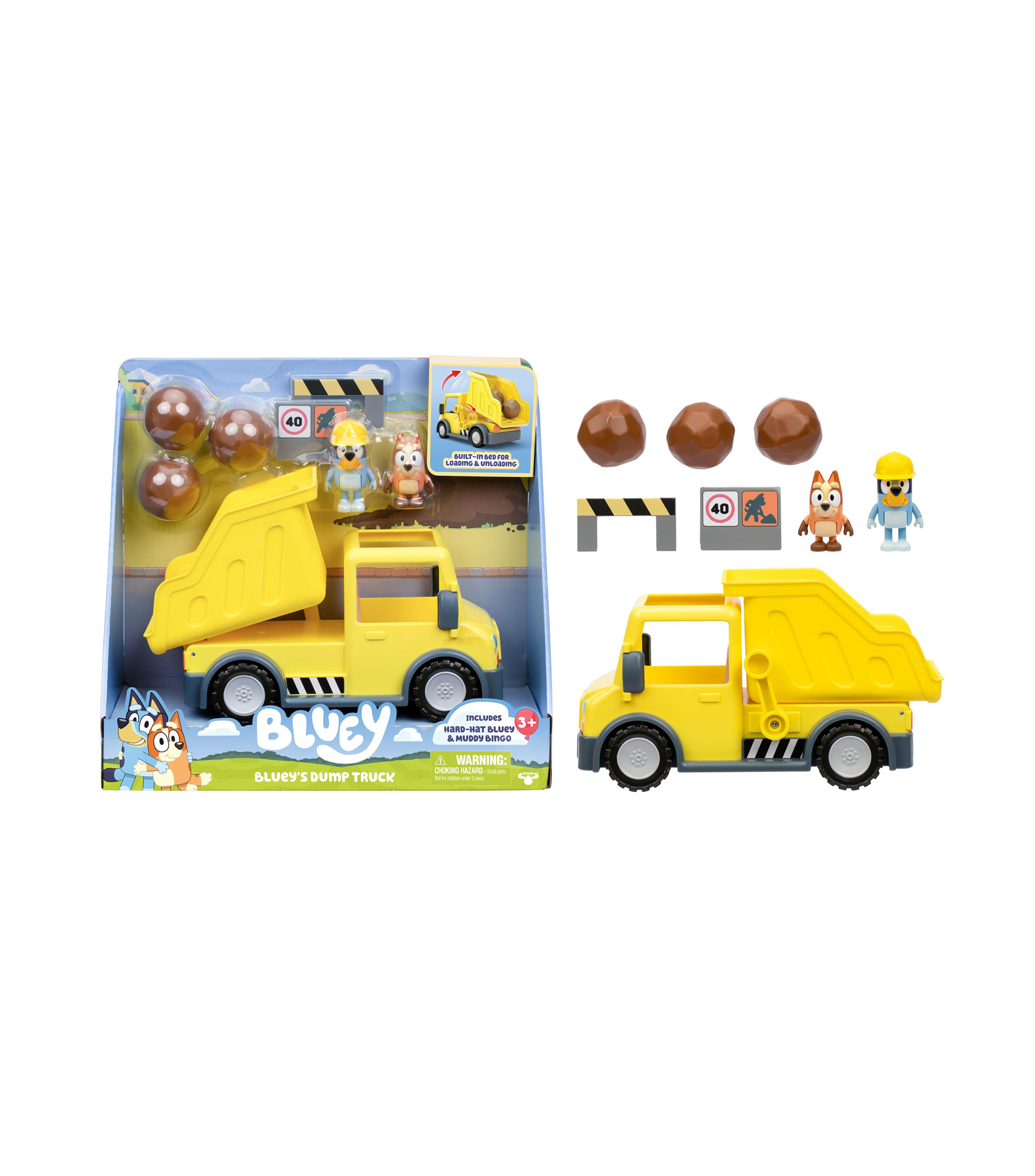 Playset, Bluey - Camión de volteo