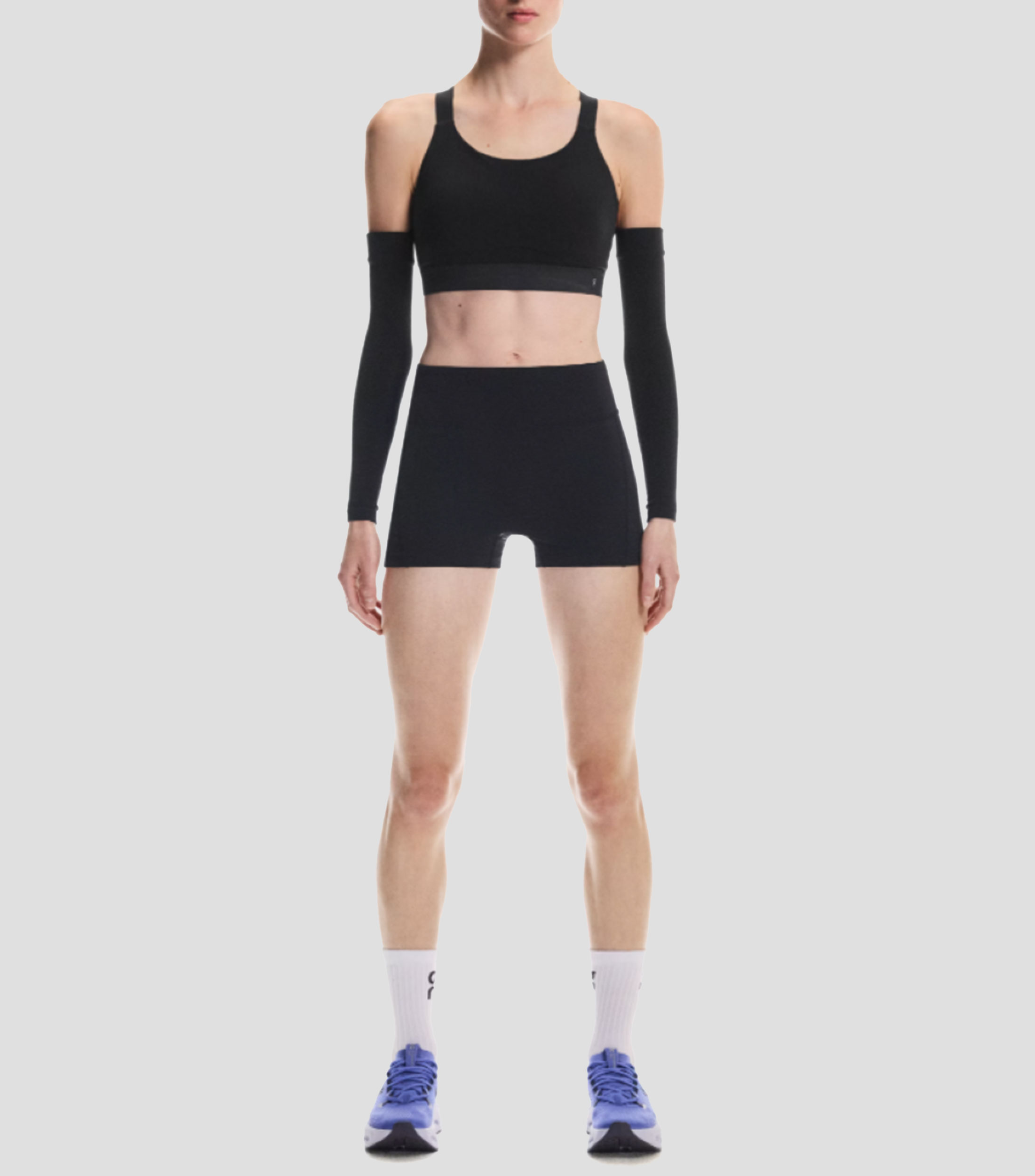 Top deportivo para correr Performance liso Mujer