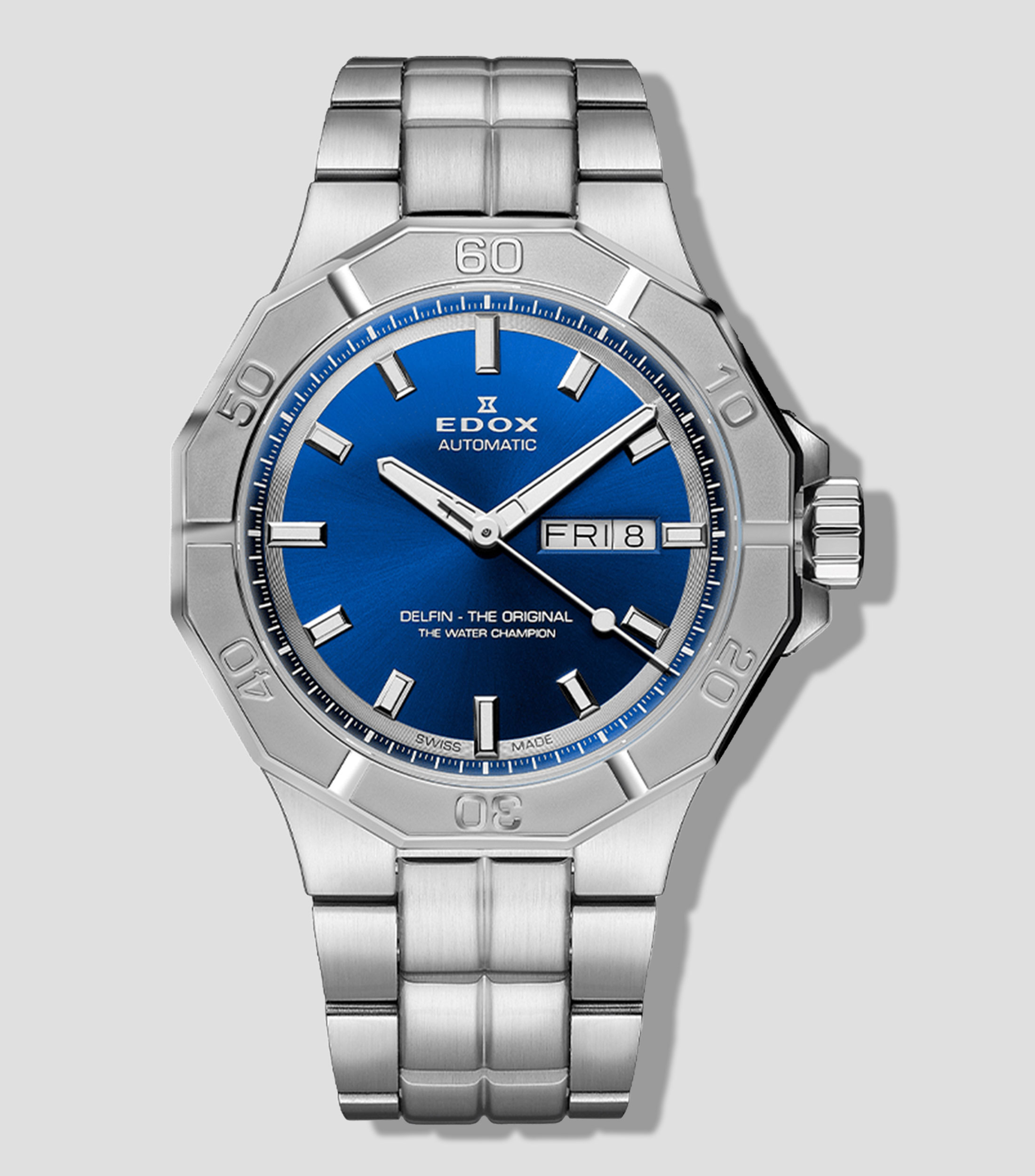 Reloj para Hombre Delfin The Original Deportivo, Plateado
