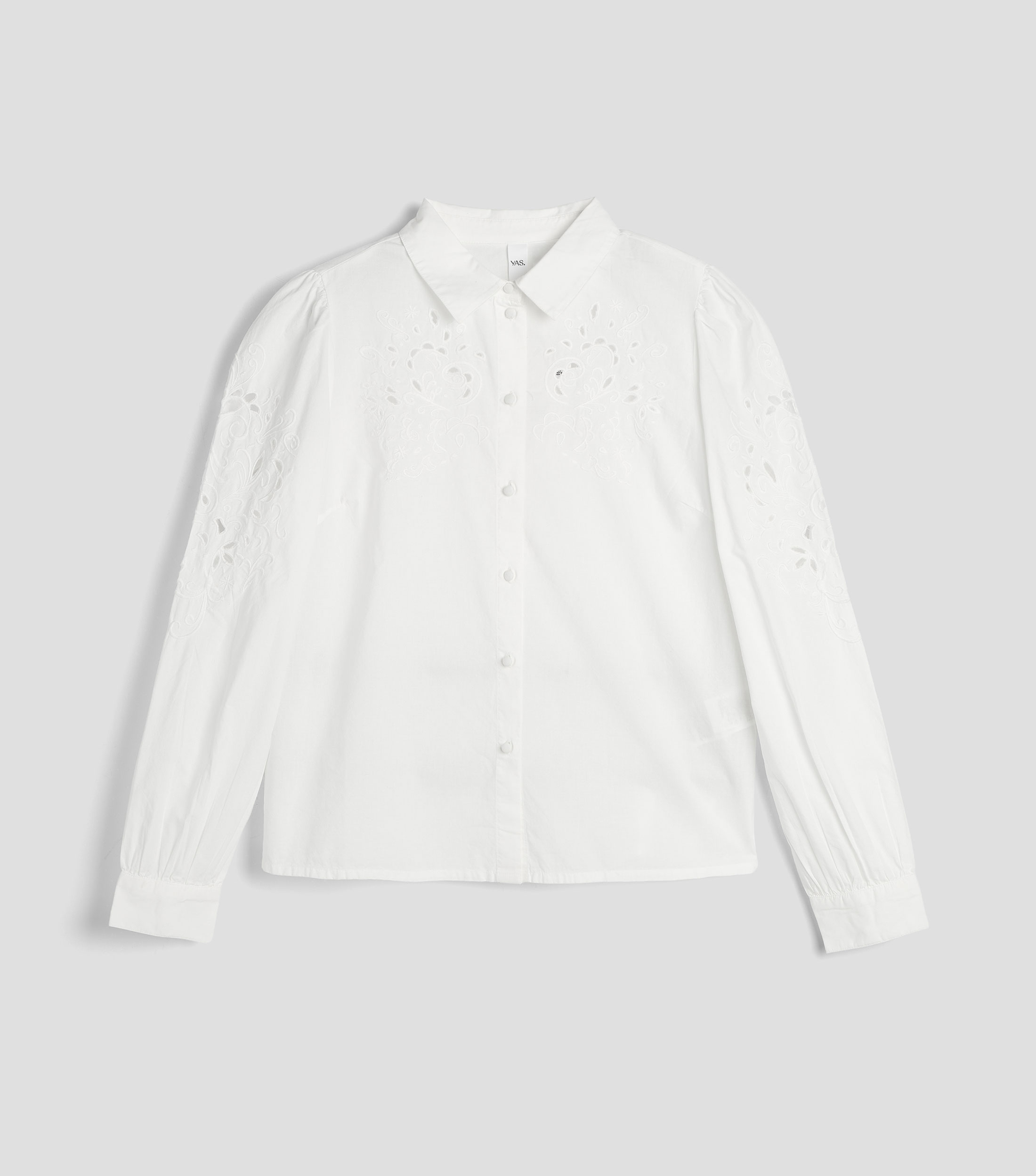 Camisa lisa manga larga Mujer