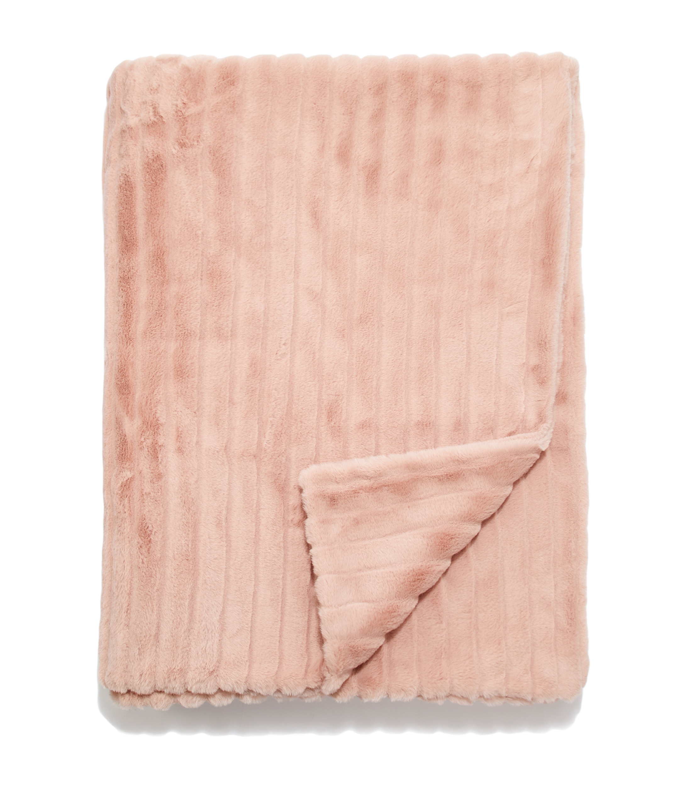 Frazada Stripe Fur Palo de Rosa