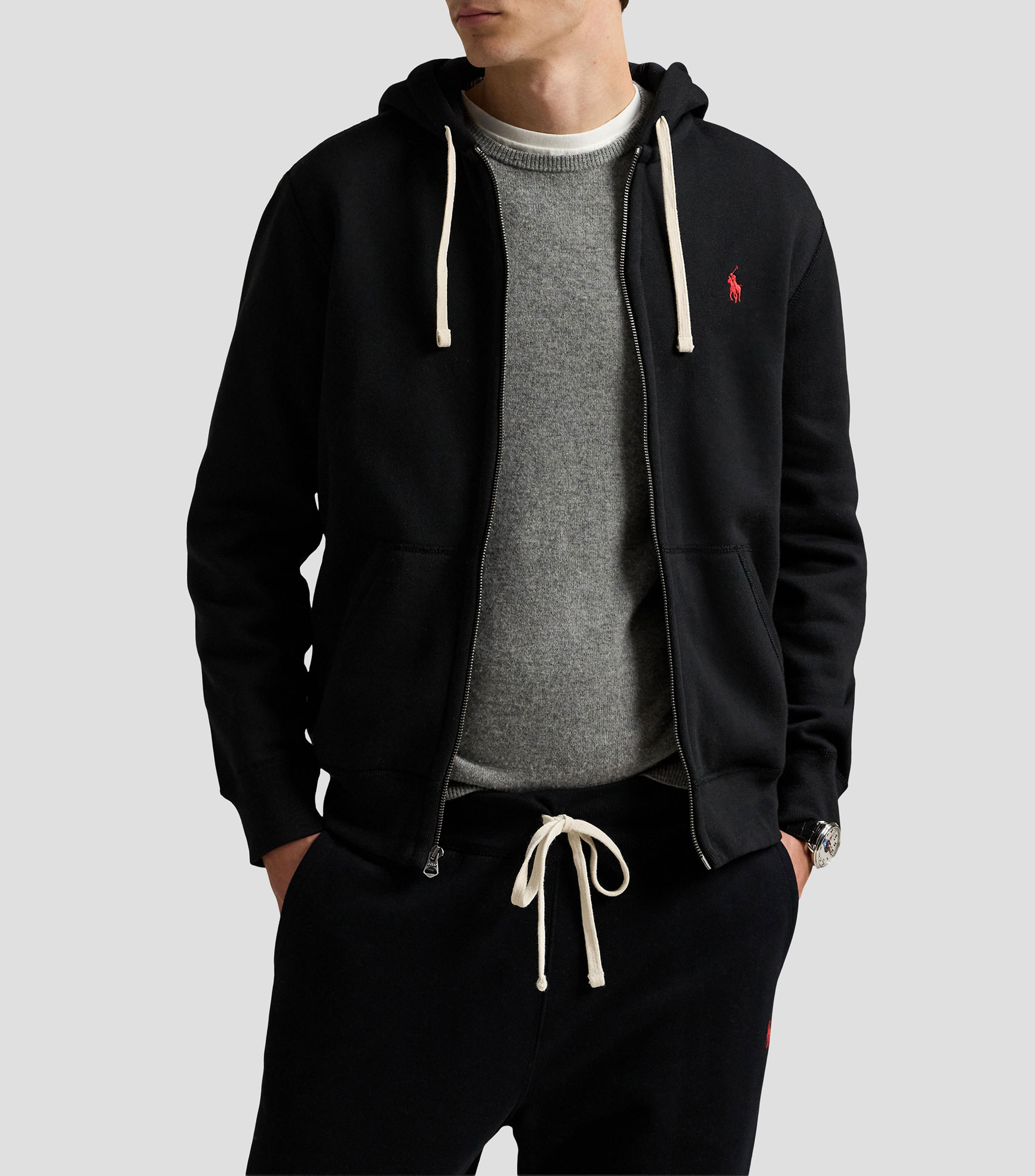 Sudadera con cierre y capucha Hombre
