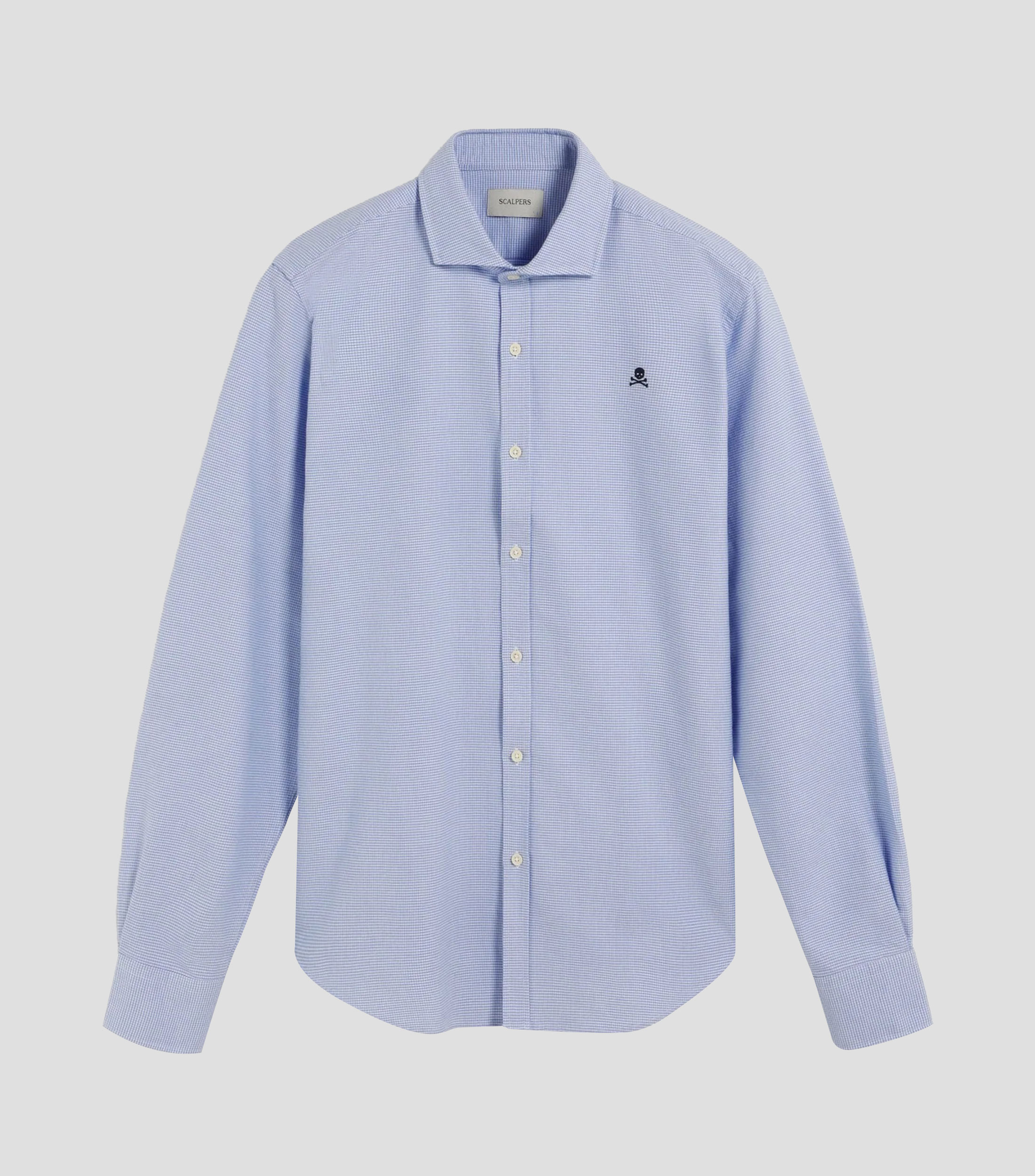 Camisa rayas manga larga Hombre