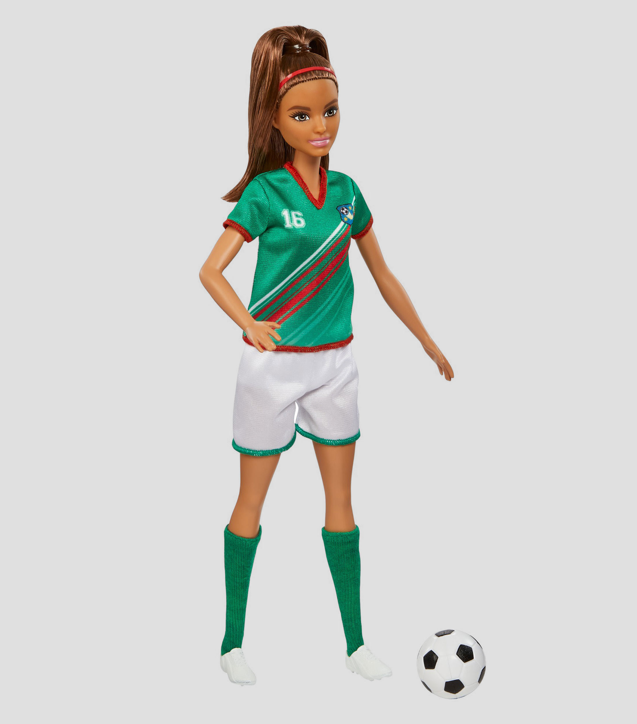 Muñeca jugadora fútbol