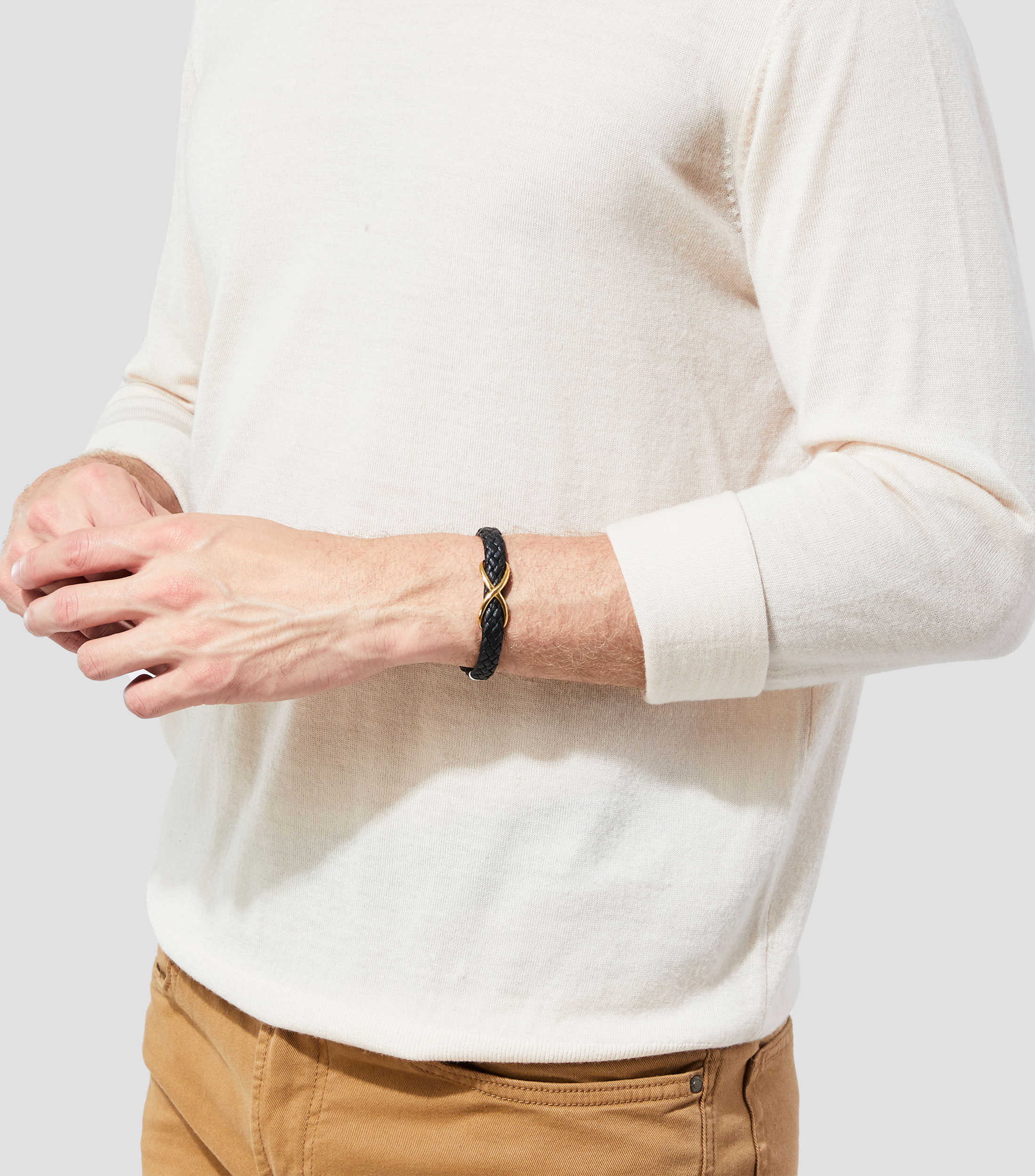 Pulsera Simbolo de Infinito Hombre