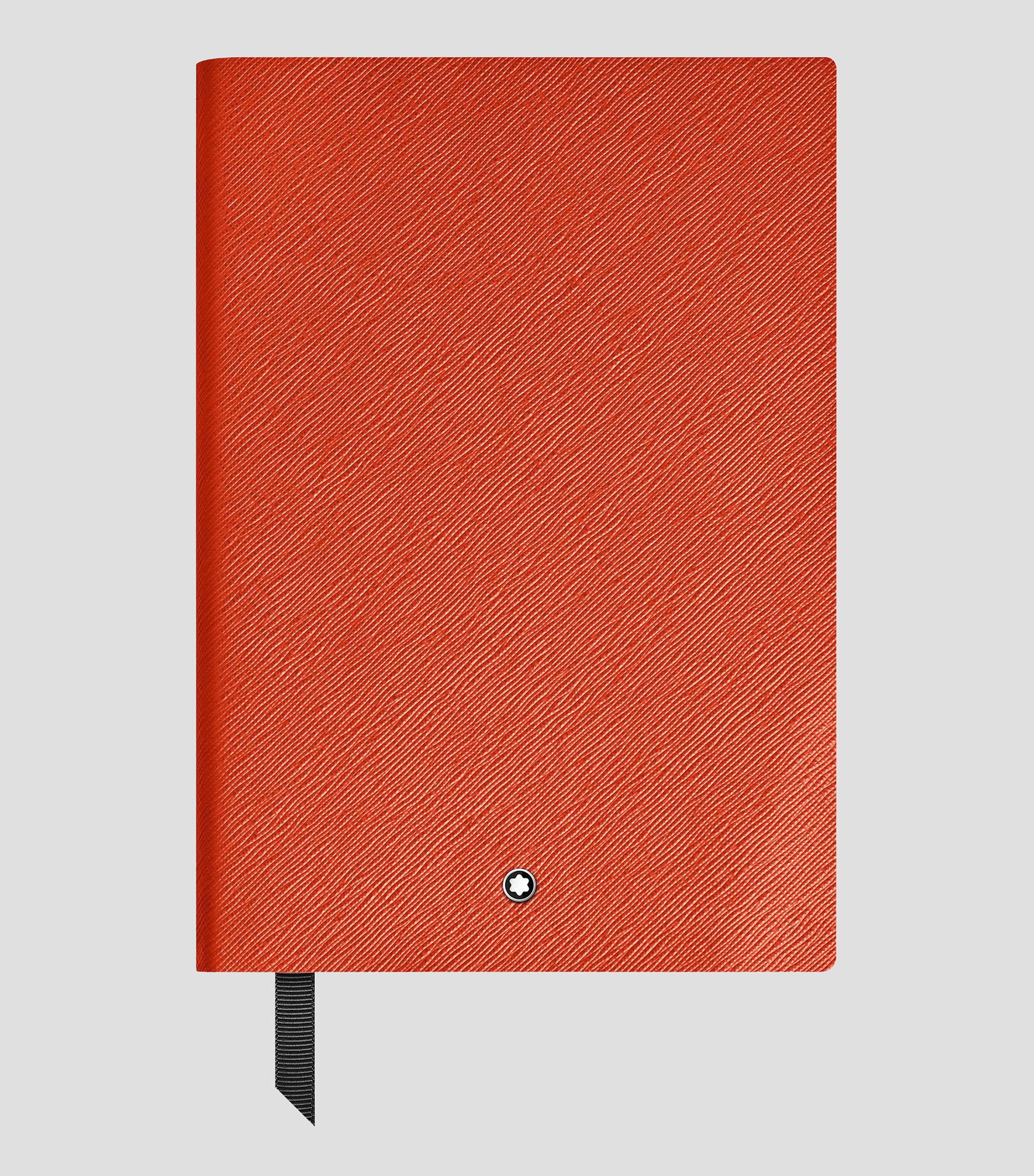 Notebook Medium Saffiano Tangerine