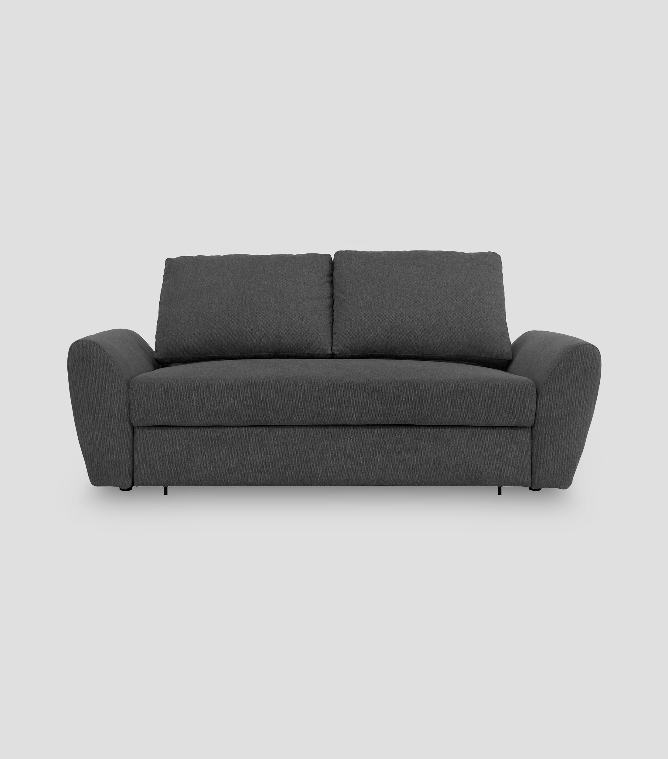Sofá cama en tela Pwter gris Óxford