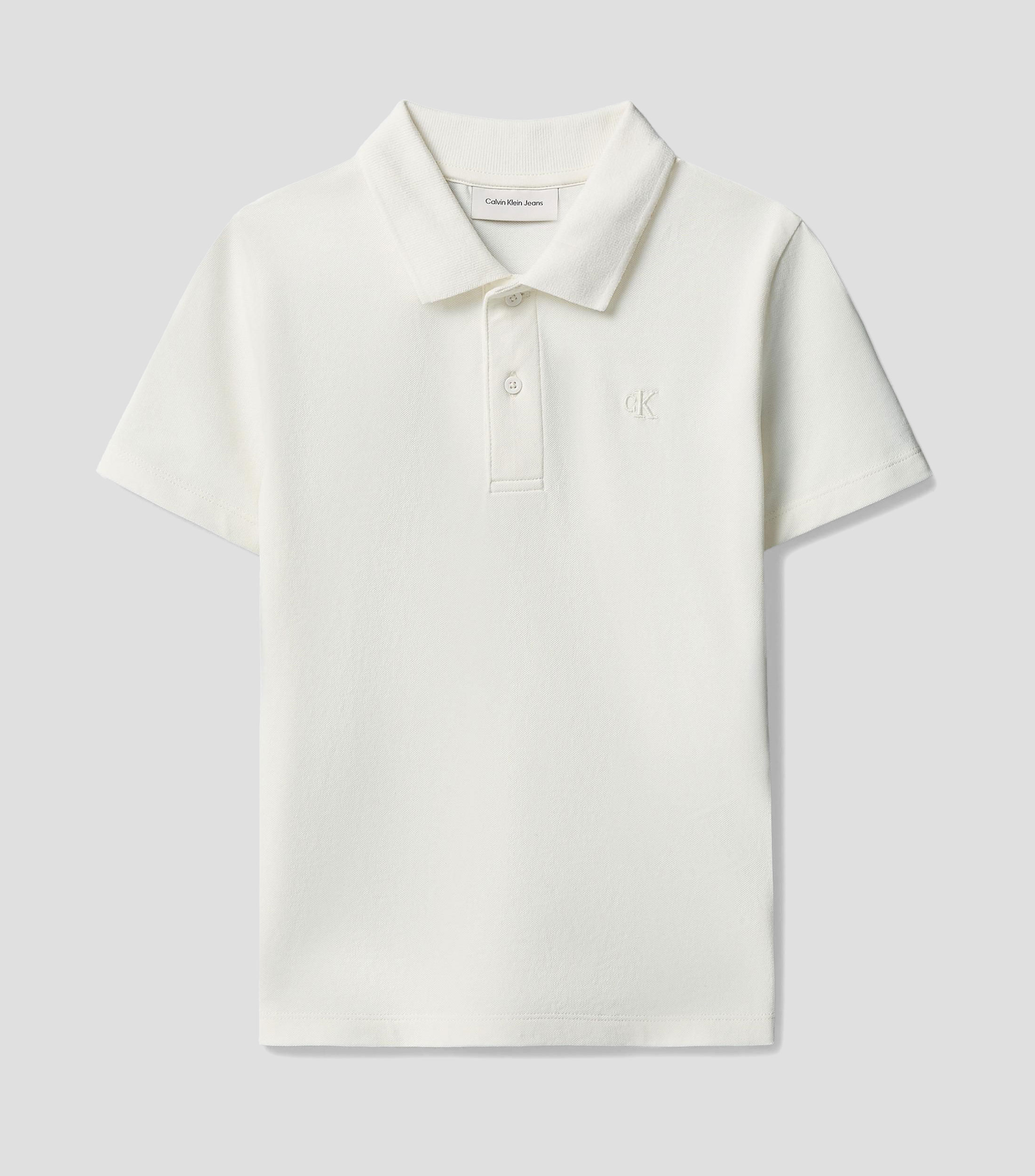 Playera tipo polo manga corta lisa Niño
