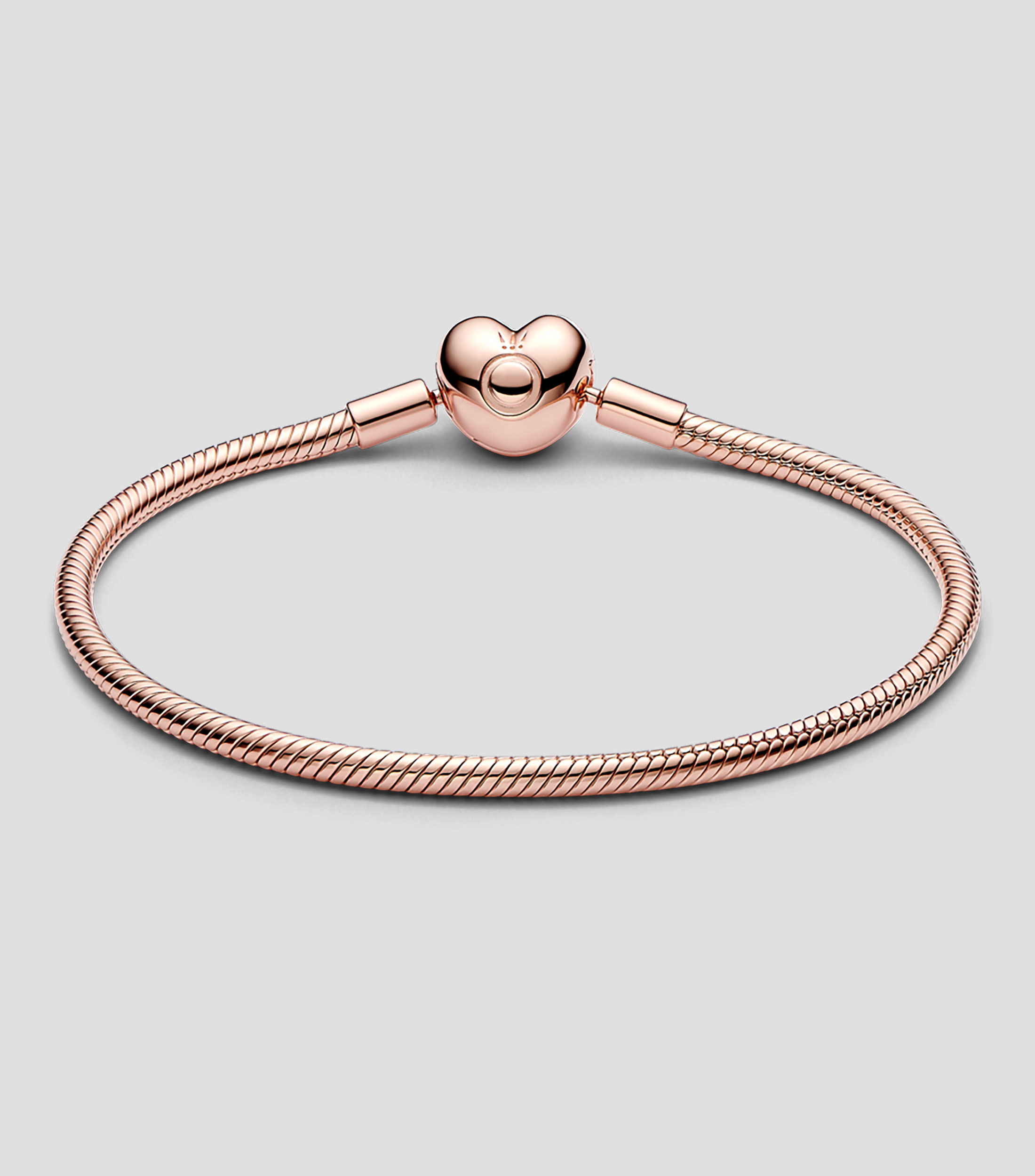Brazalete de Cadena Serpiente con Cierre de Corazón Unisex