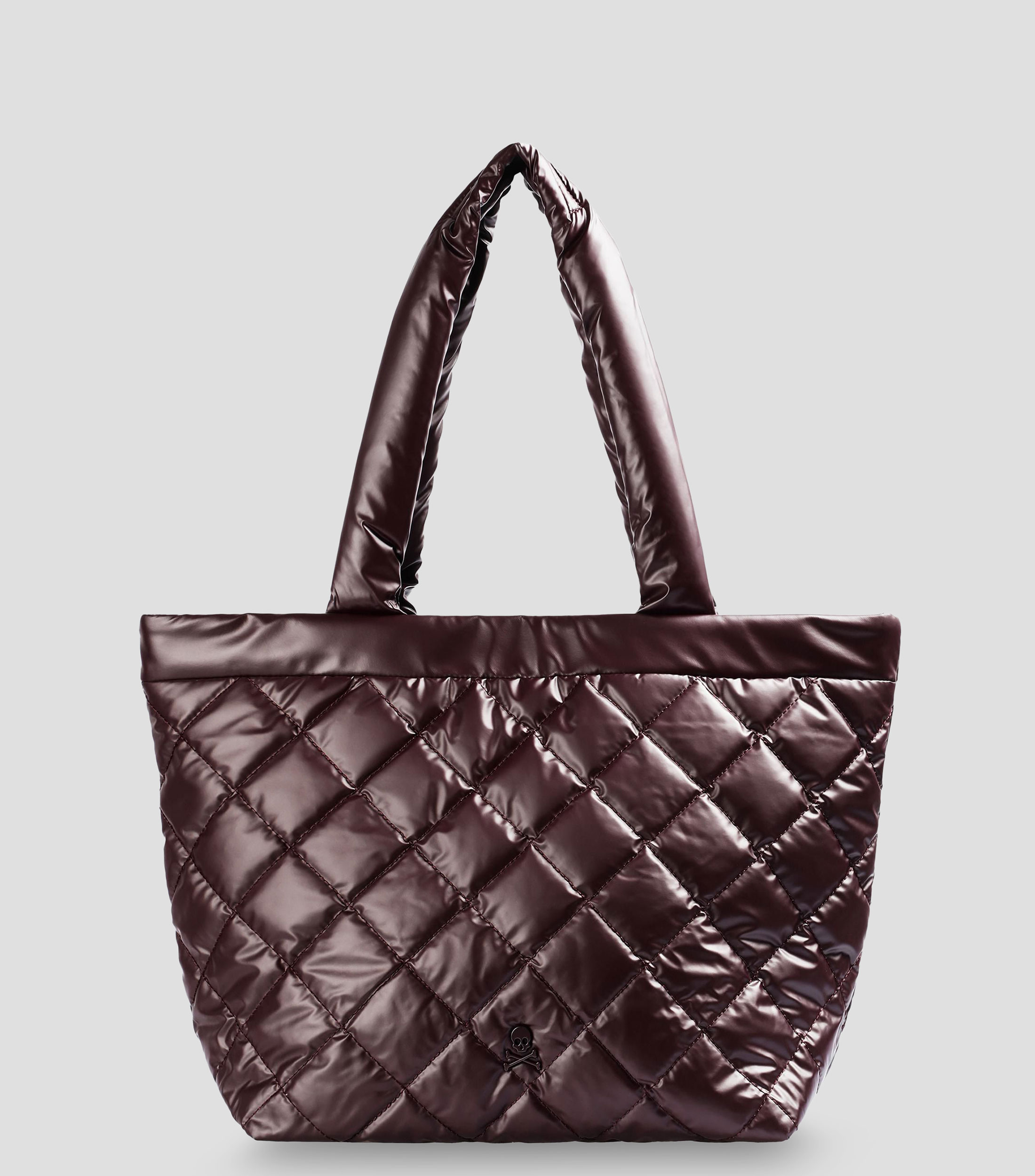 Bolsa tote lisa capitonada Mujer