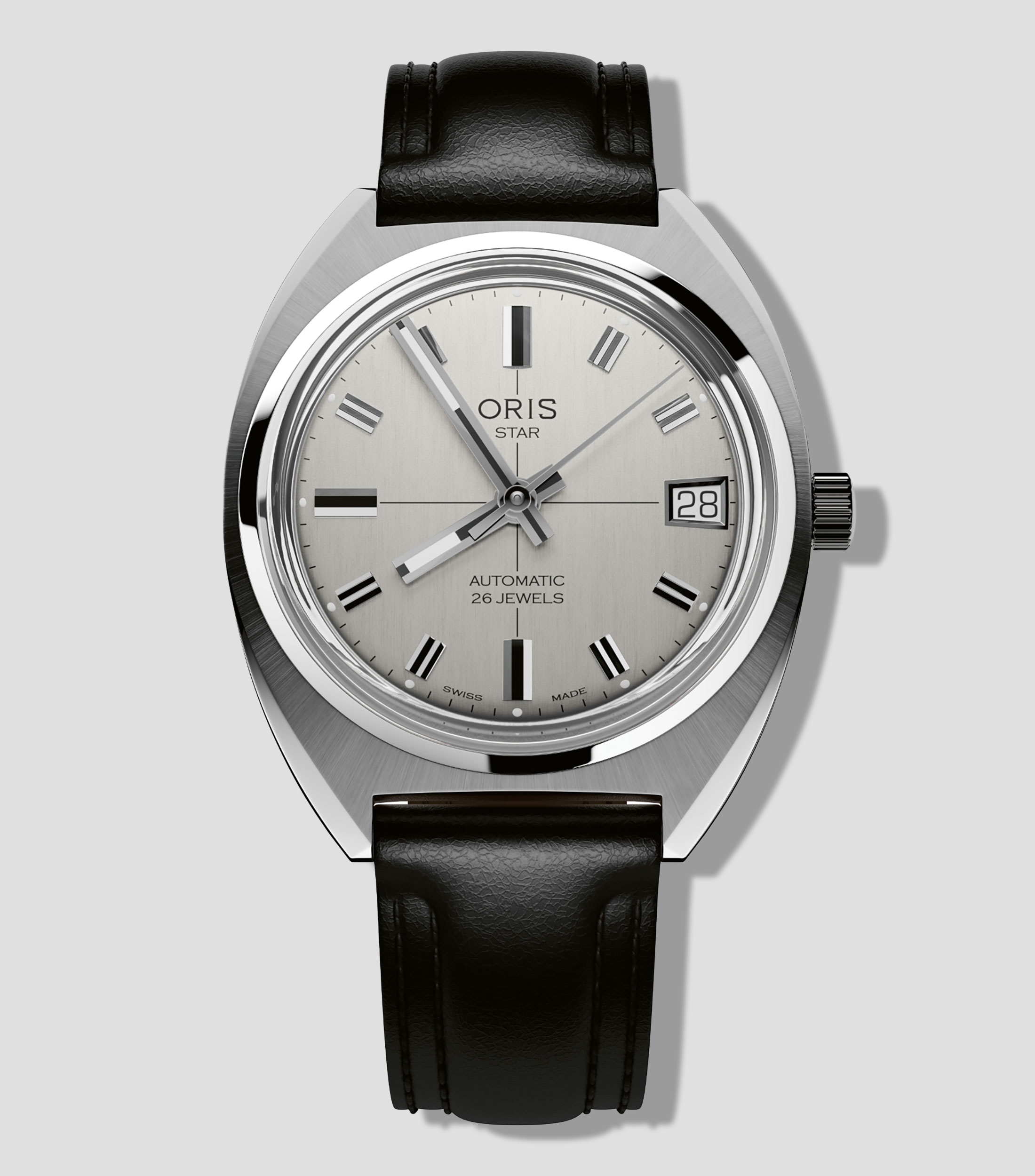 Reloj Unisex Oris Star Casual Plateado