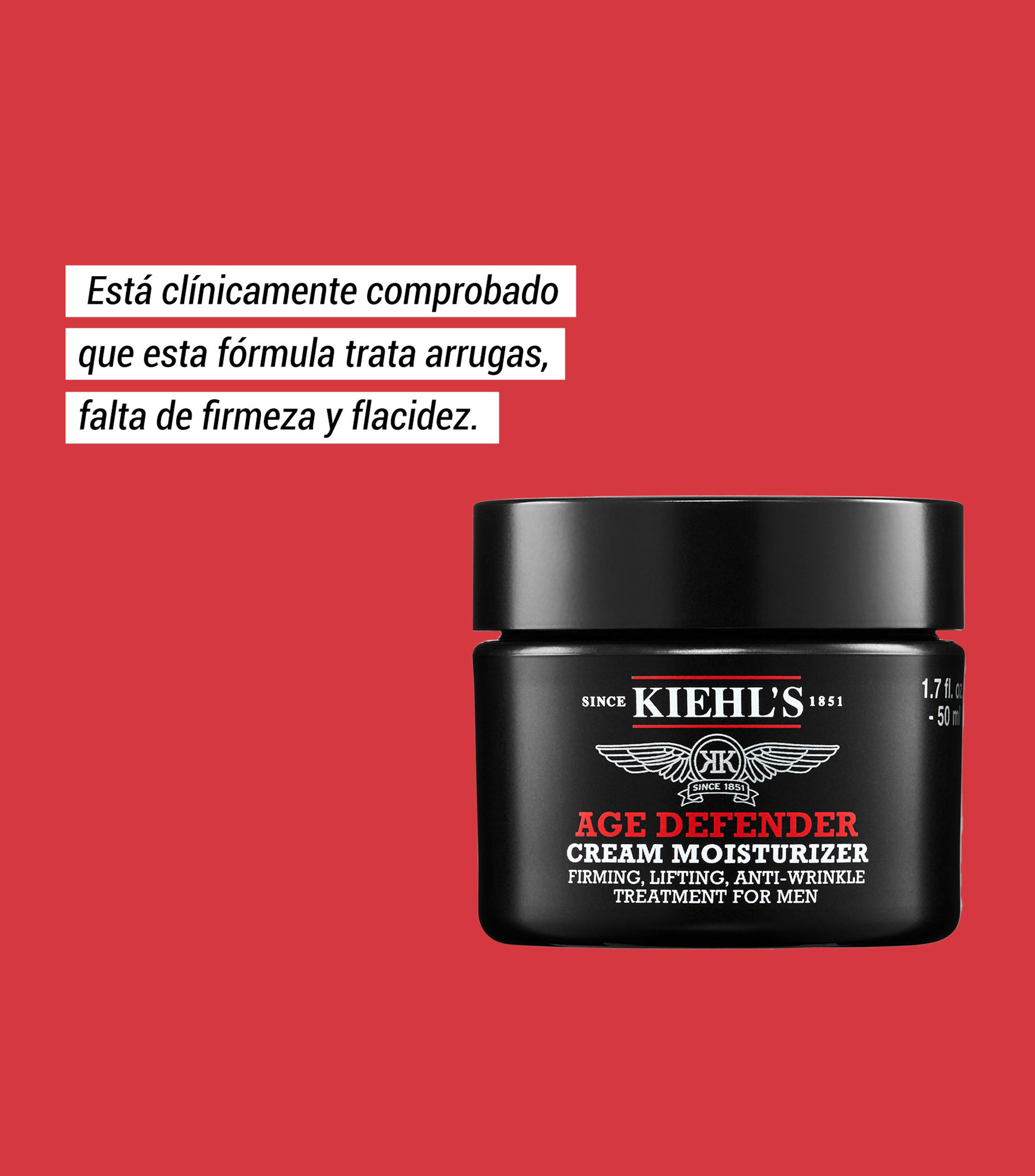 Crema Facial Hidratante Anti-Edad, Age Defender Moisturizer, 50 ml