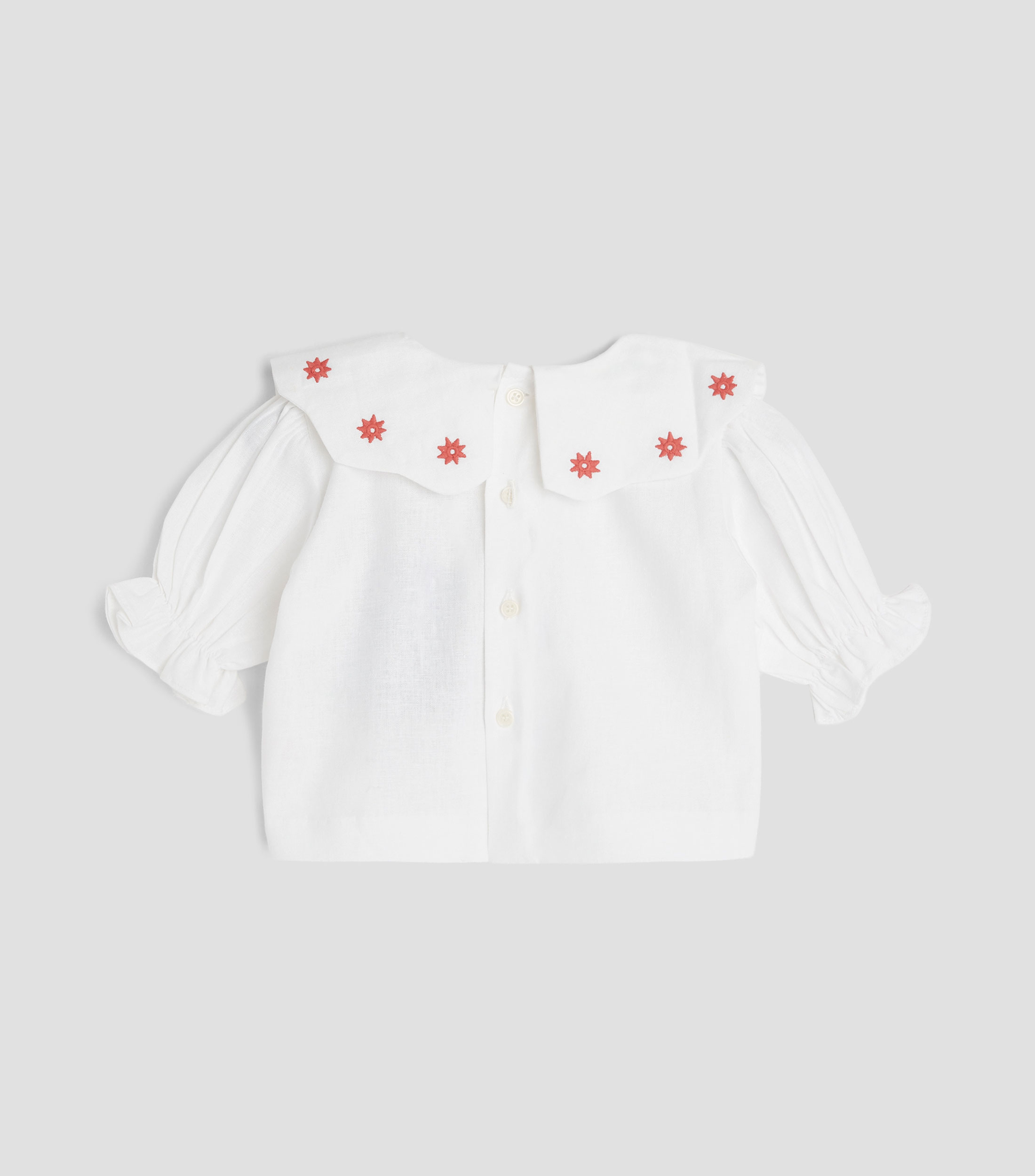 Blusa liso manga larga Bebé