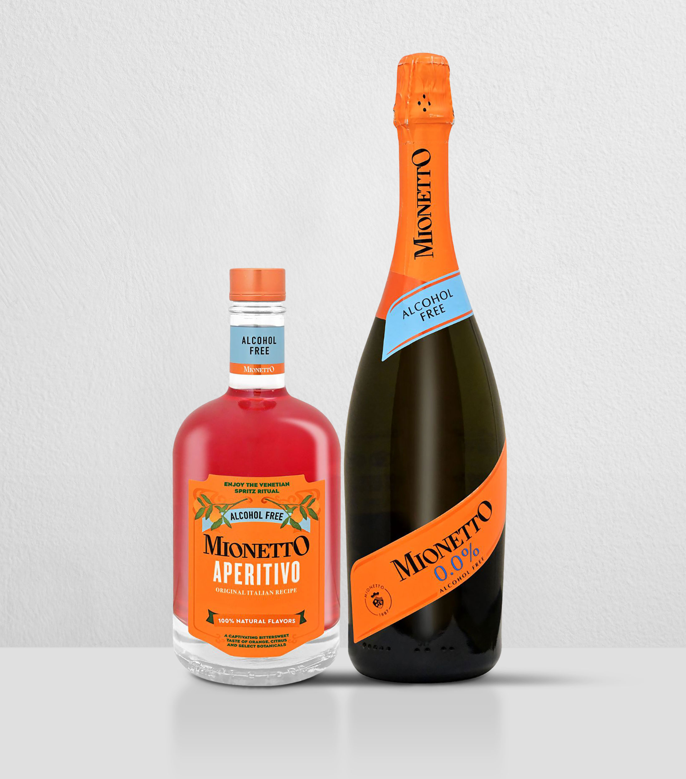 Set Mionetto Spritz Glera sin alcohol, Italia, 750 ml + 500 ml