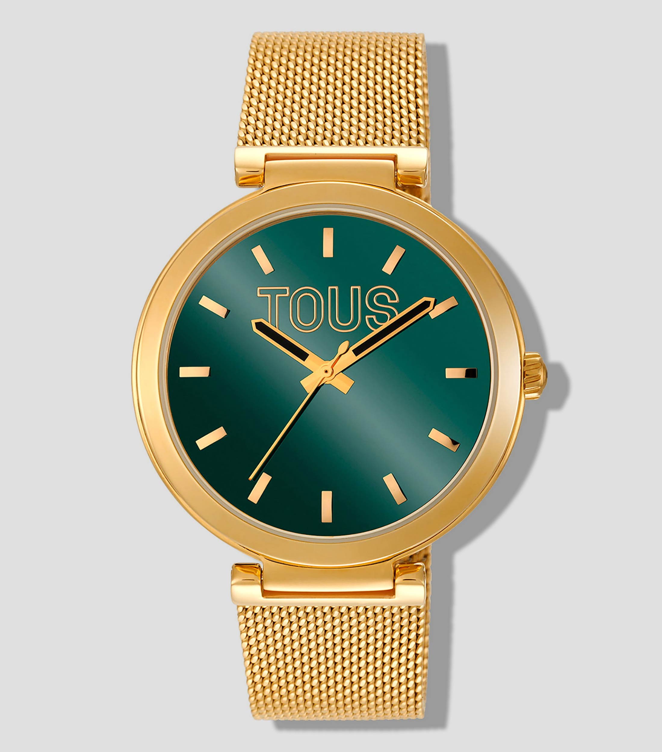Reloj Unisex S-Mesh Mirror casual dorado