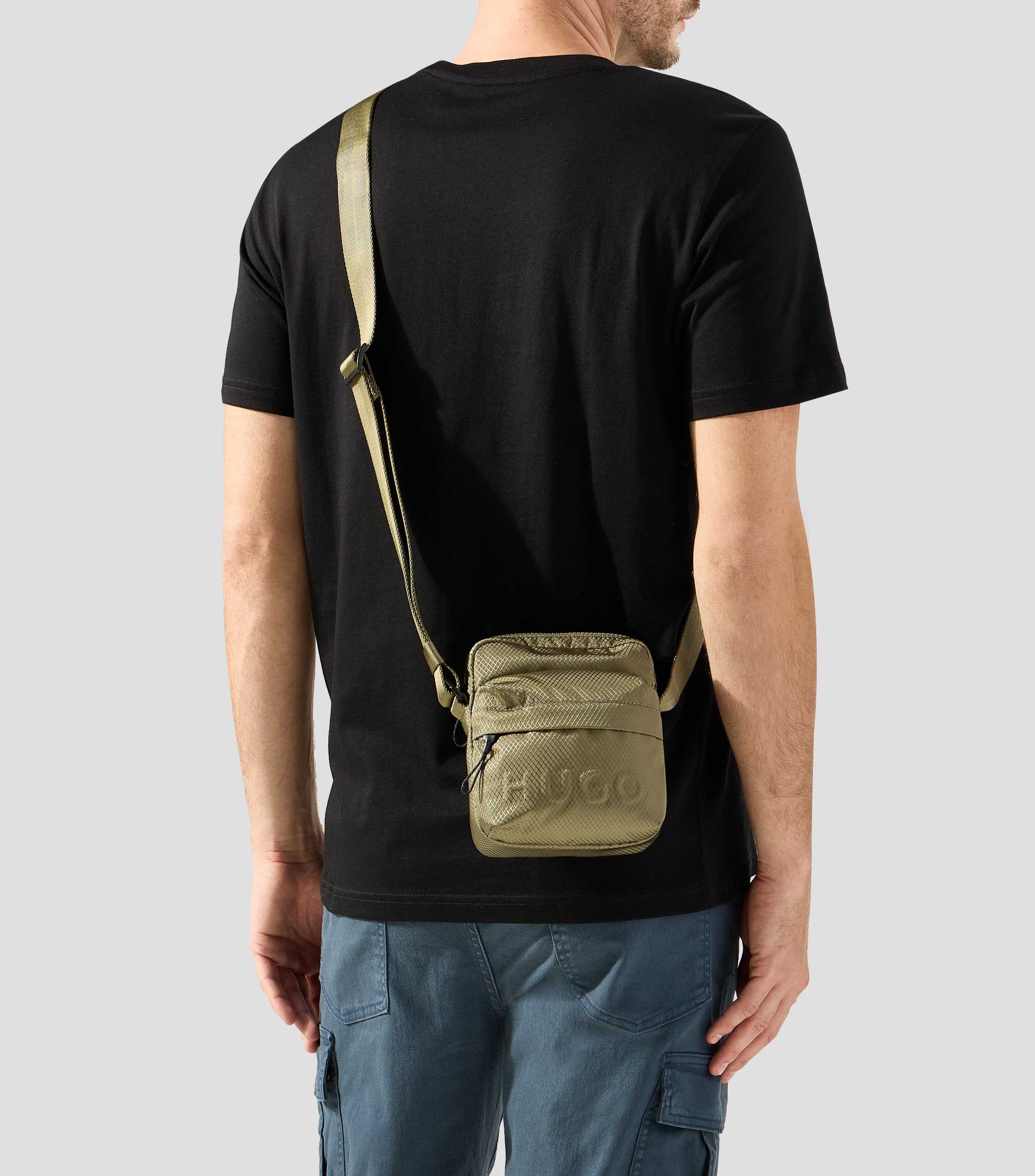 Bolso crossbody verde Hombre