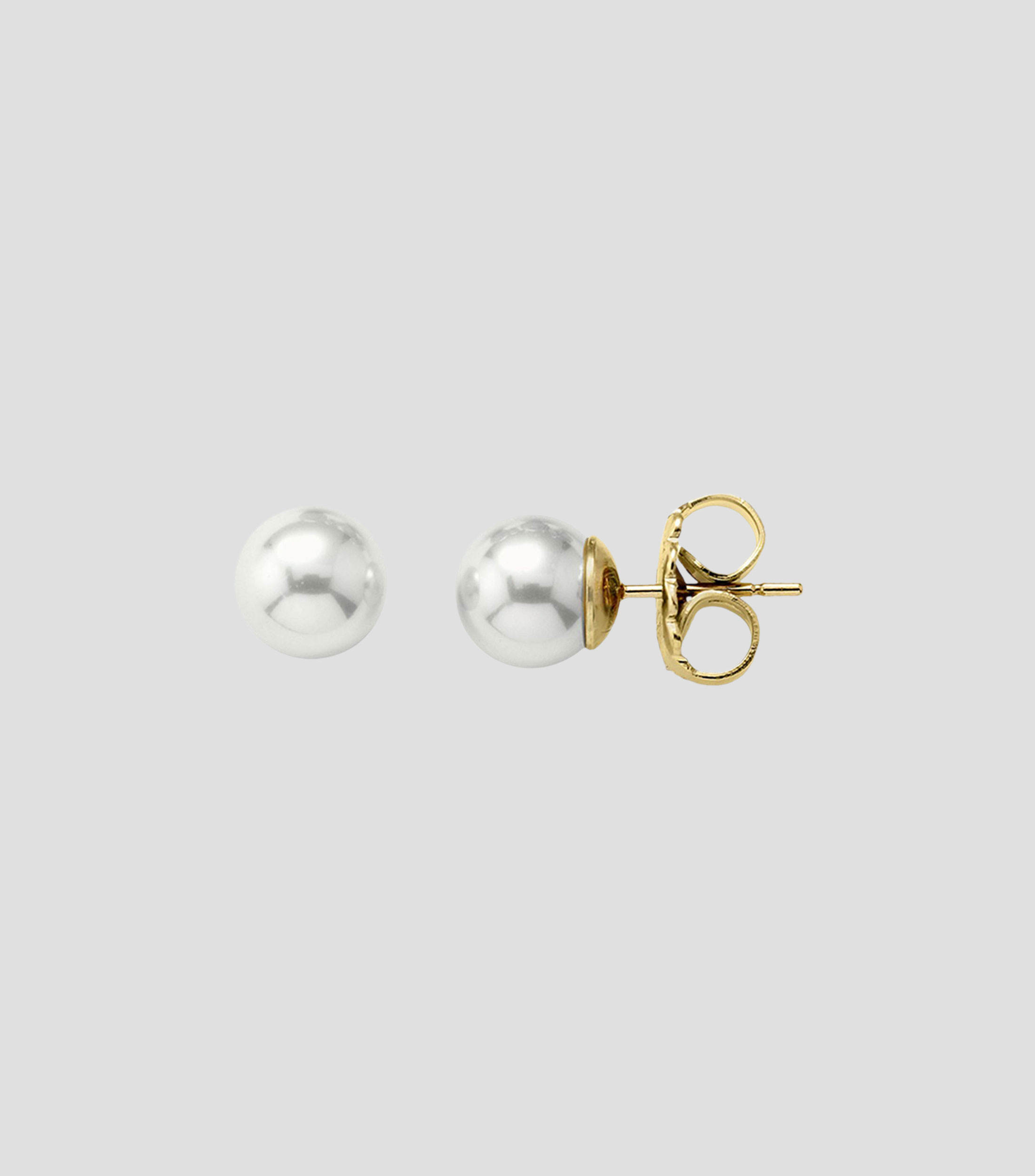 Aretes con perla sintética Mujer