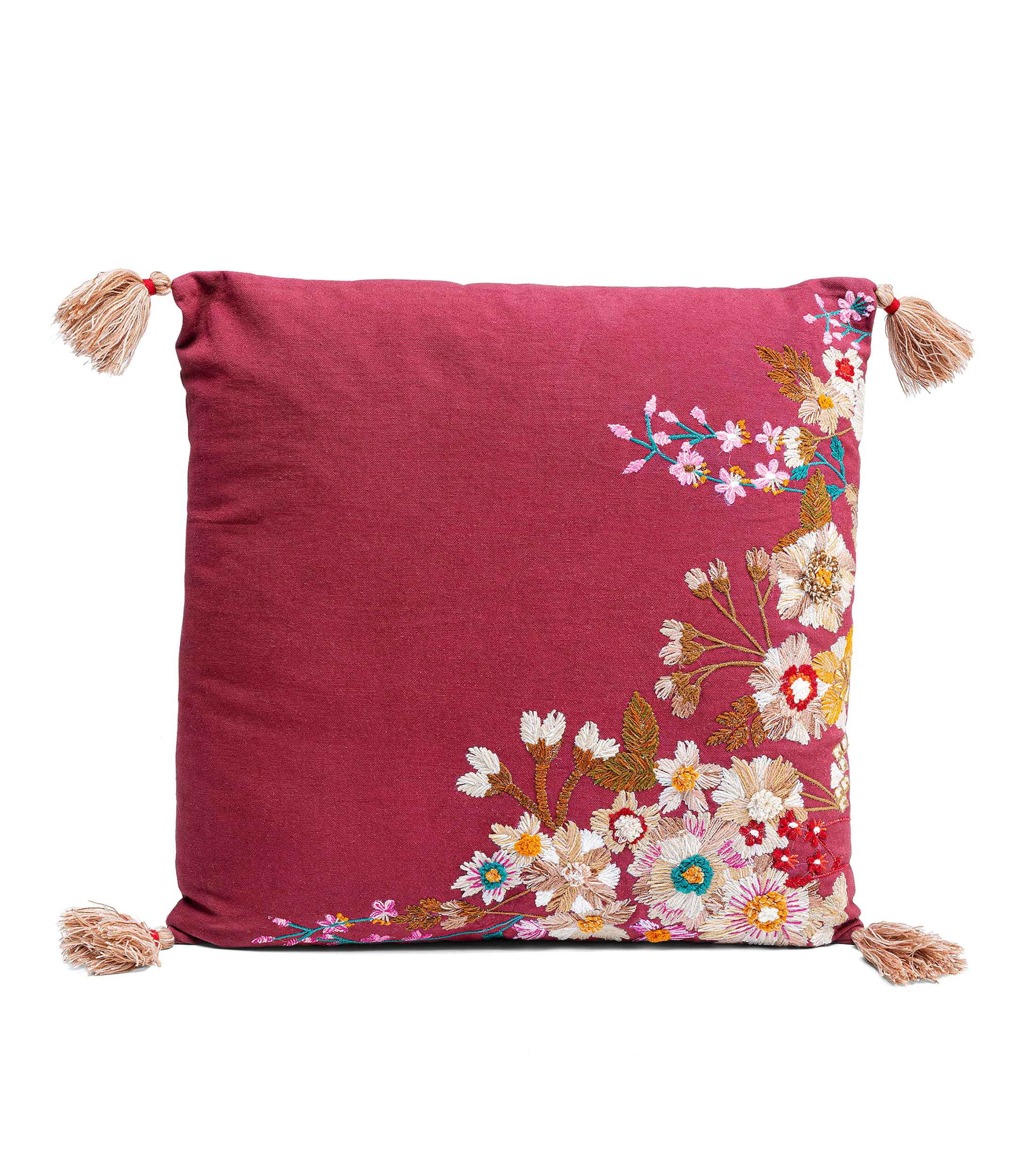 Cojin Decorativo Embroidery Blossom