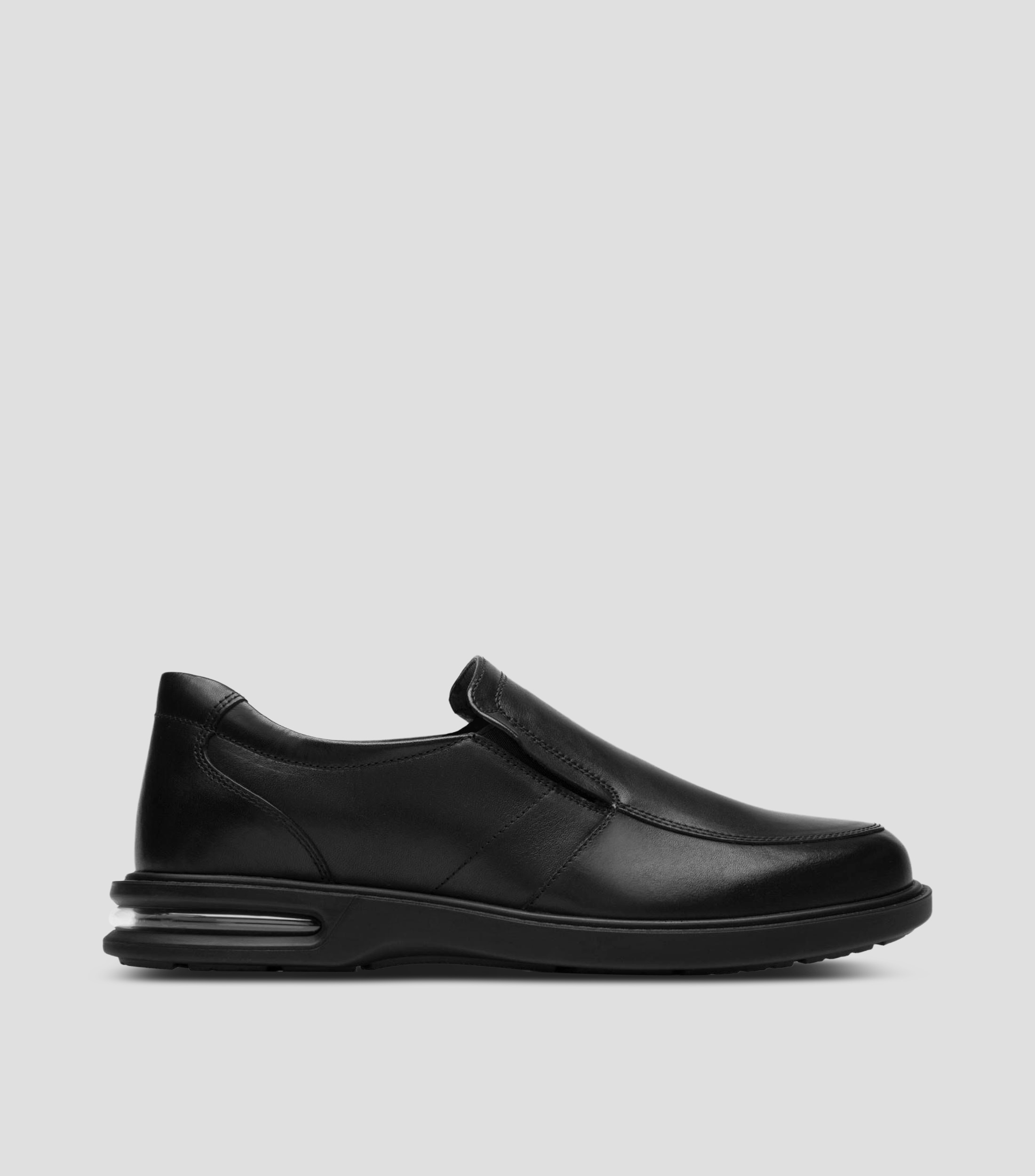 Mocasines Anderson en piel genuina lisos Hombre