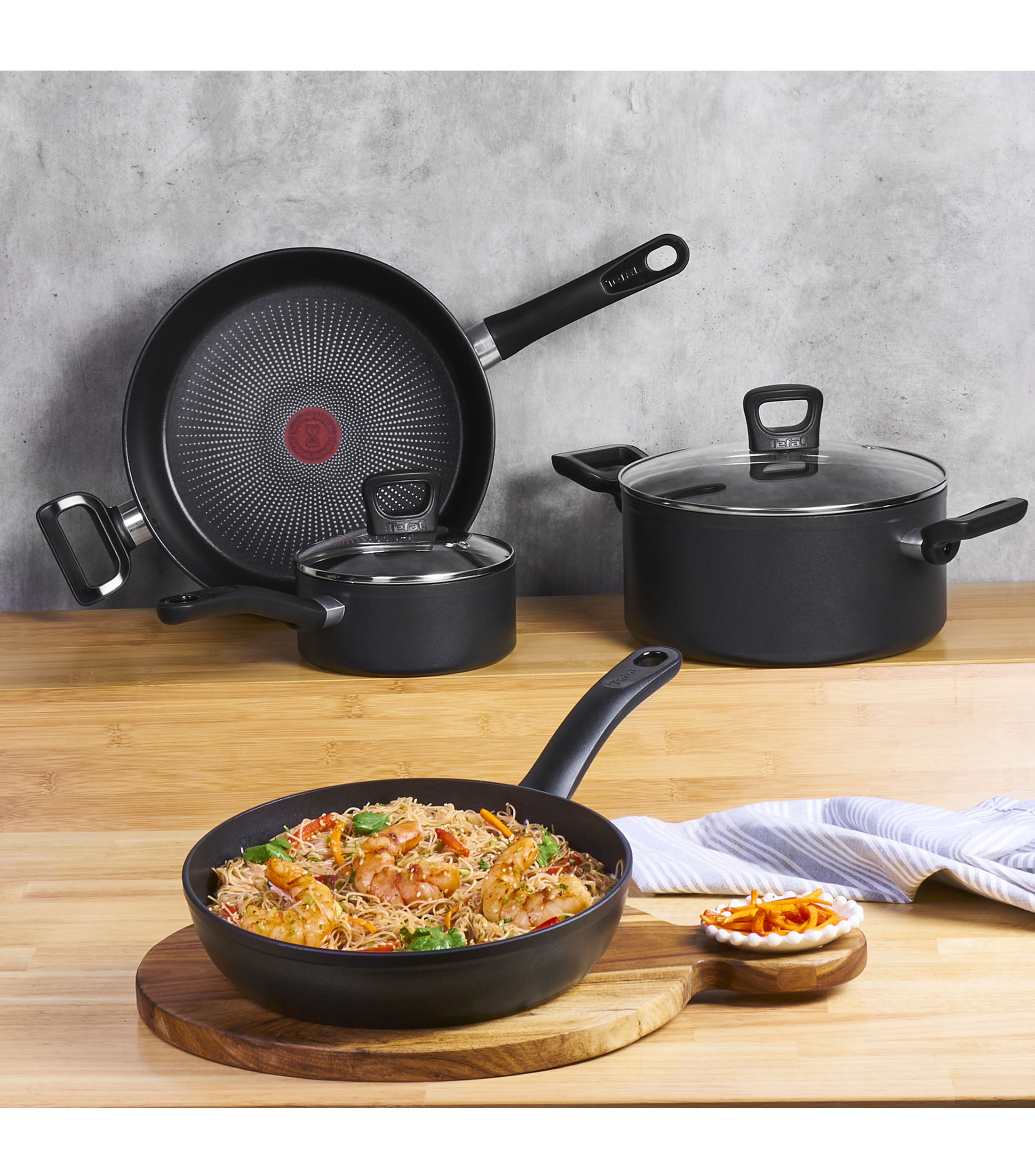 Batería de cocina en aluminio 10 piezas