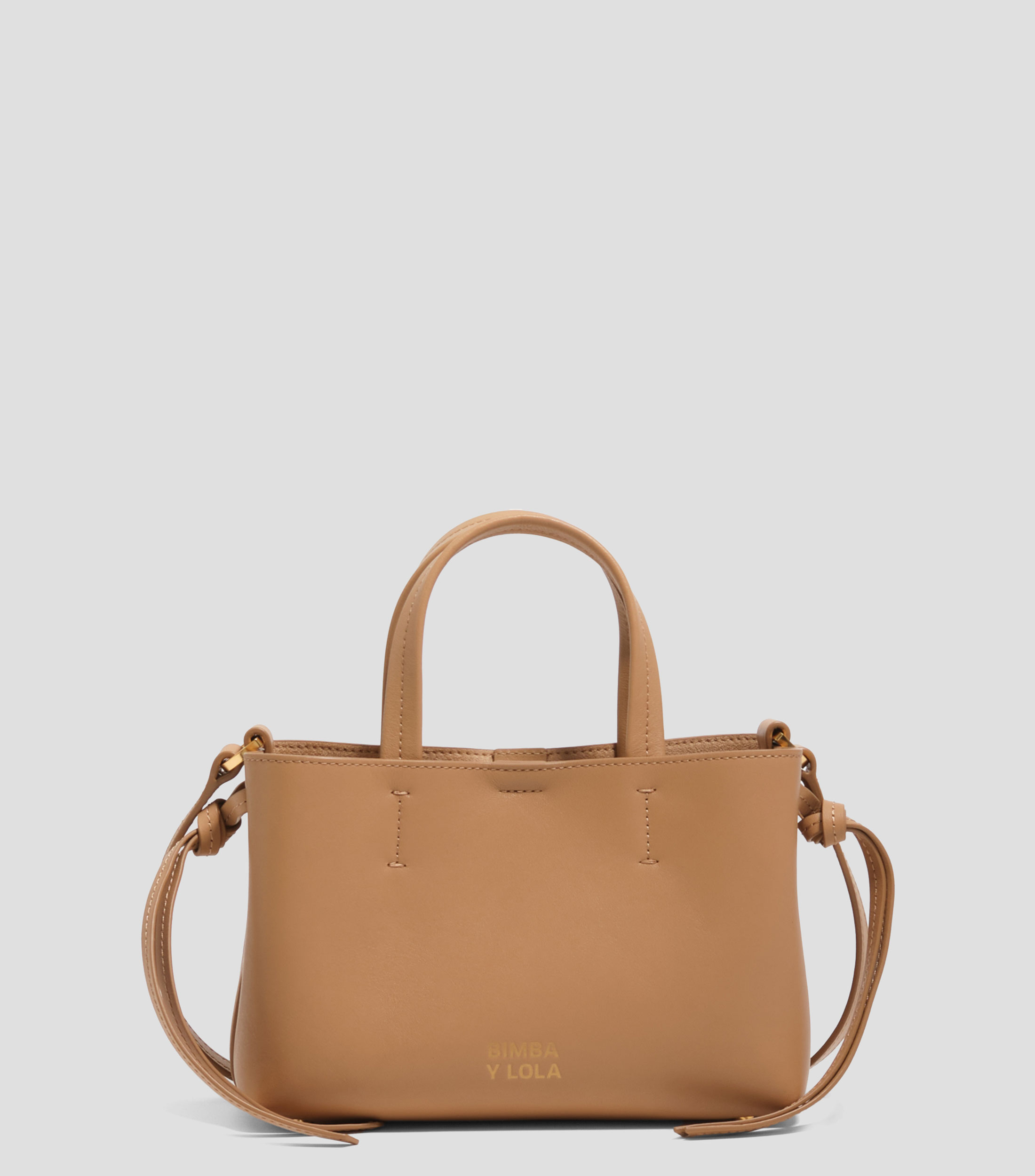 Bolsa crossbody Chihuahua mini piel avellana Mujer