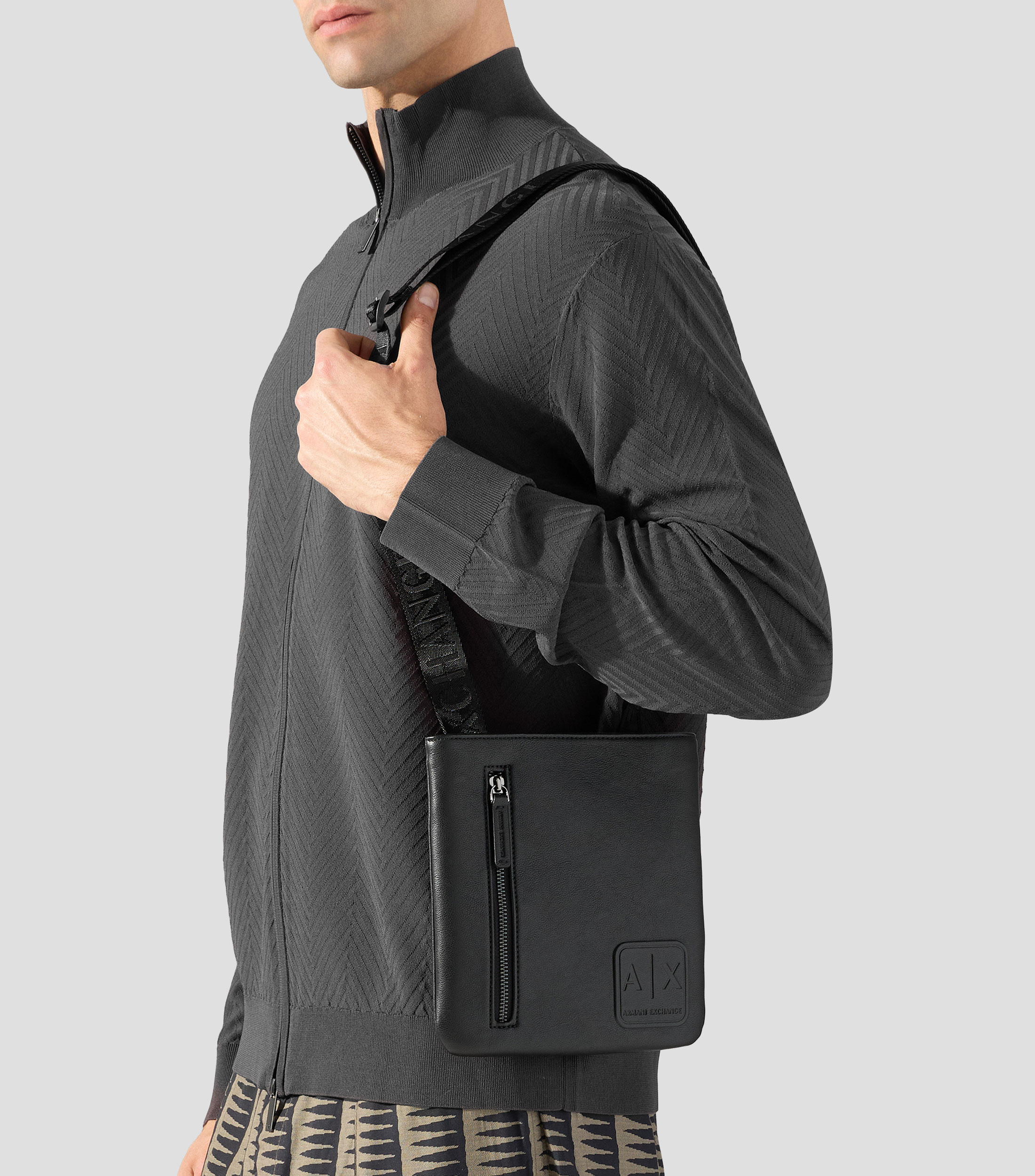Bolso crossbody negro Hombre