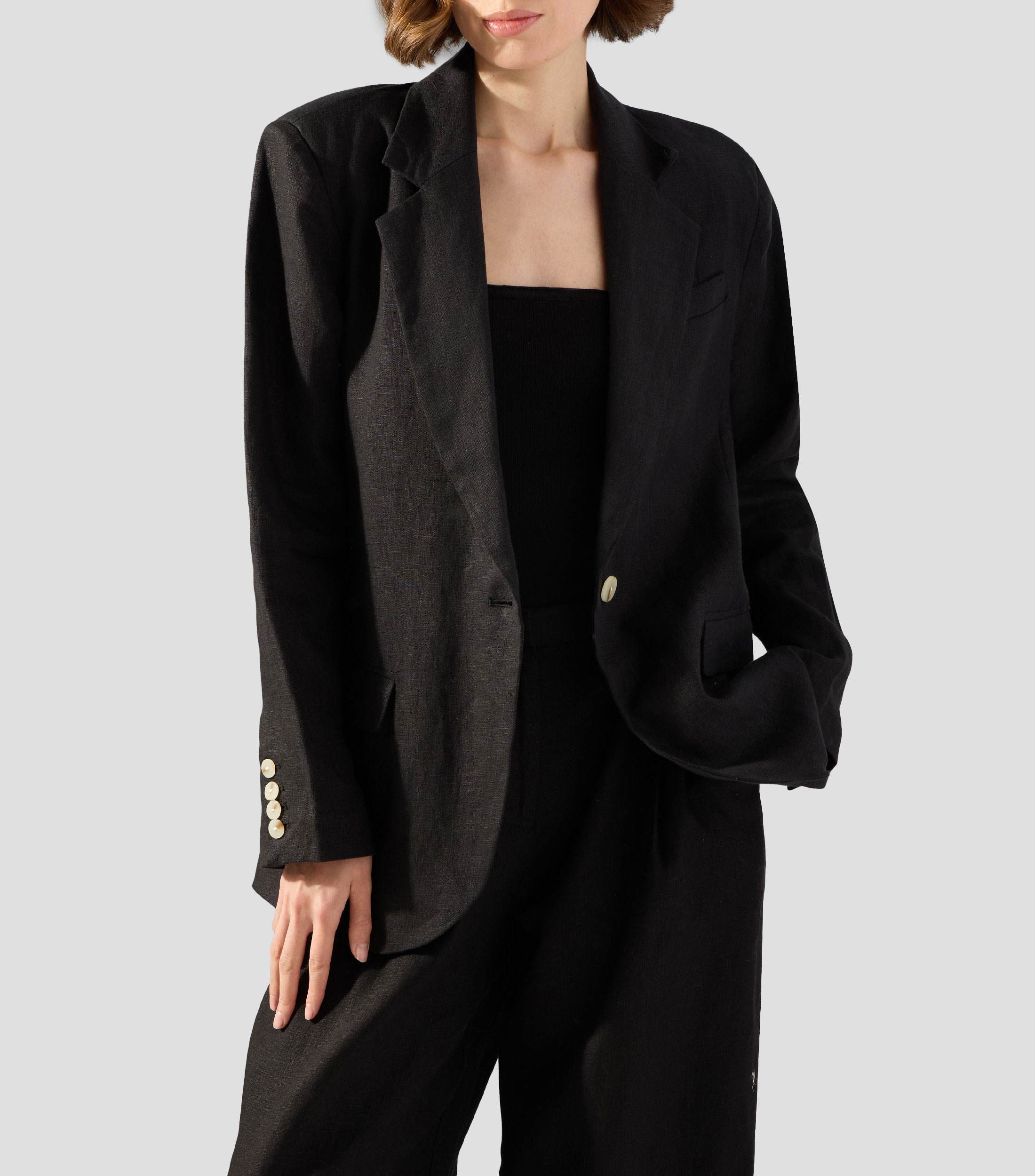 Blazer liso Mujer