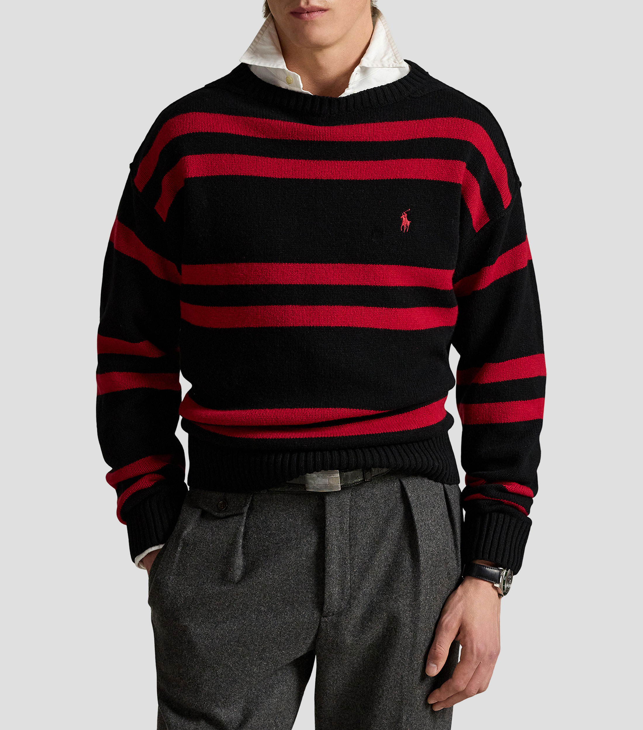 Suéter cuello redondo Hombre