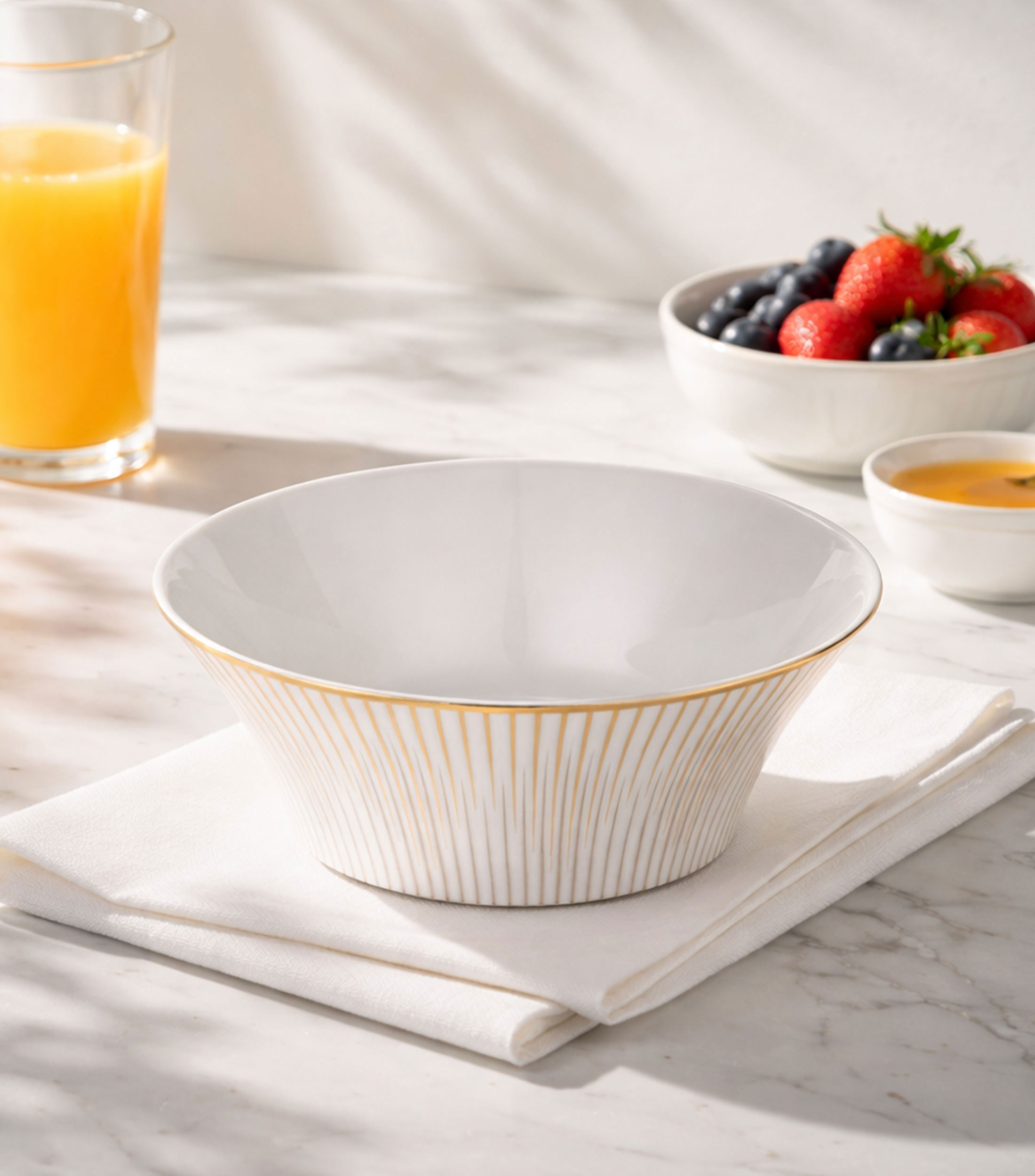 Plato para Cereal Glint con líneas