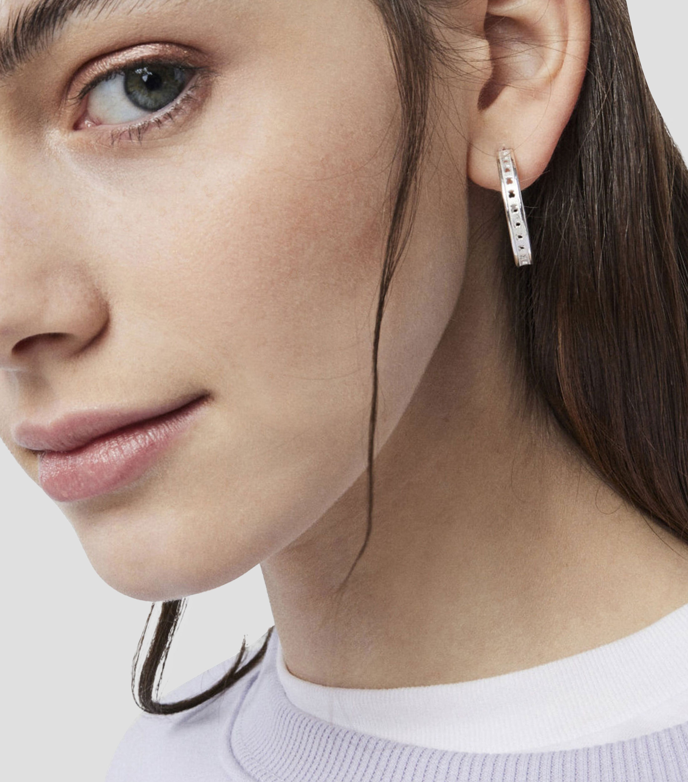 Aretes en Plata 0.925 Bear Row Mujer
