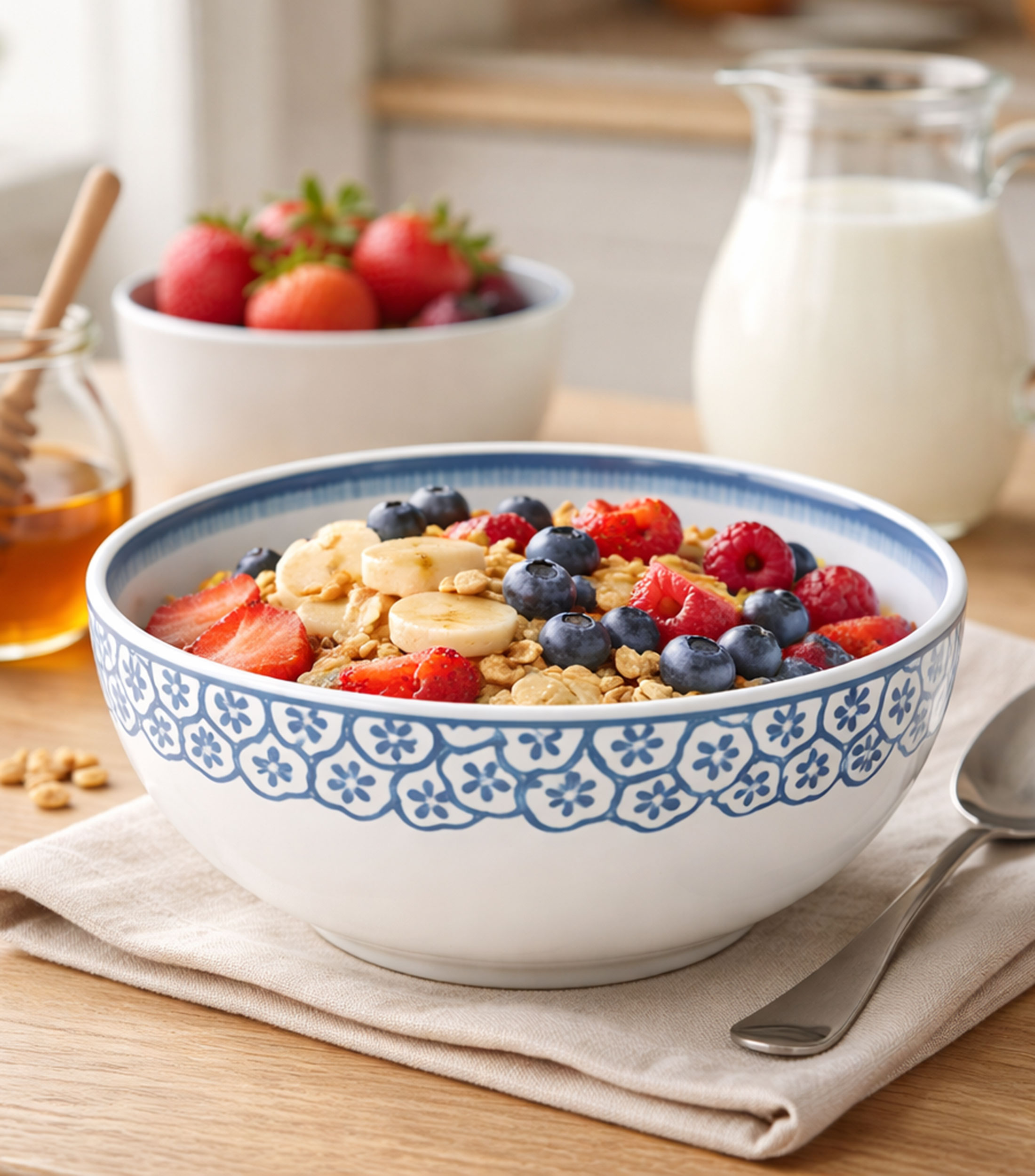 Taza para cereal Coralina