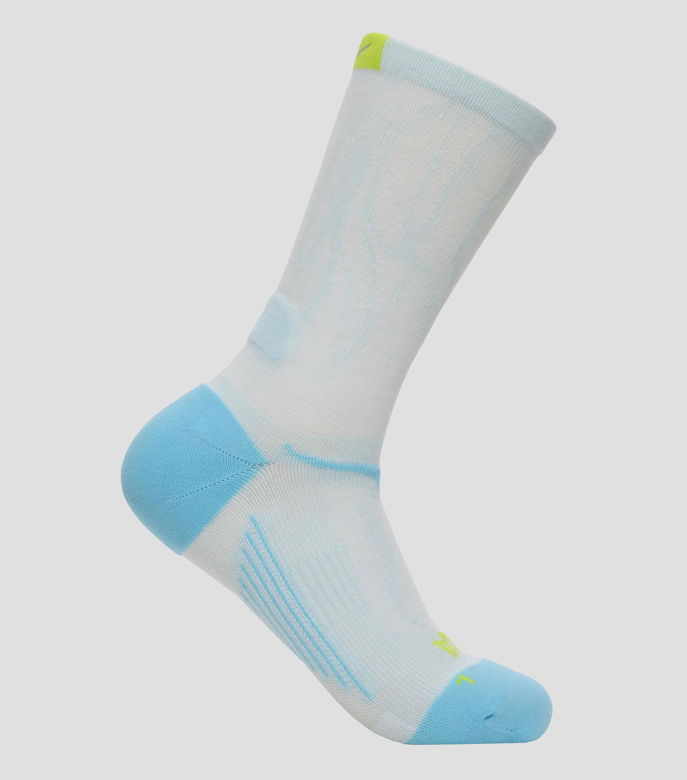Calcetín para correr liso con detalle decorativo Hombre